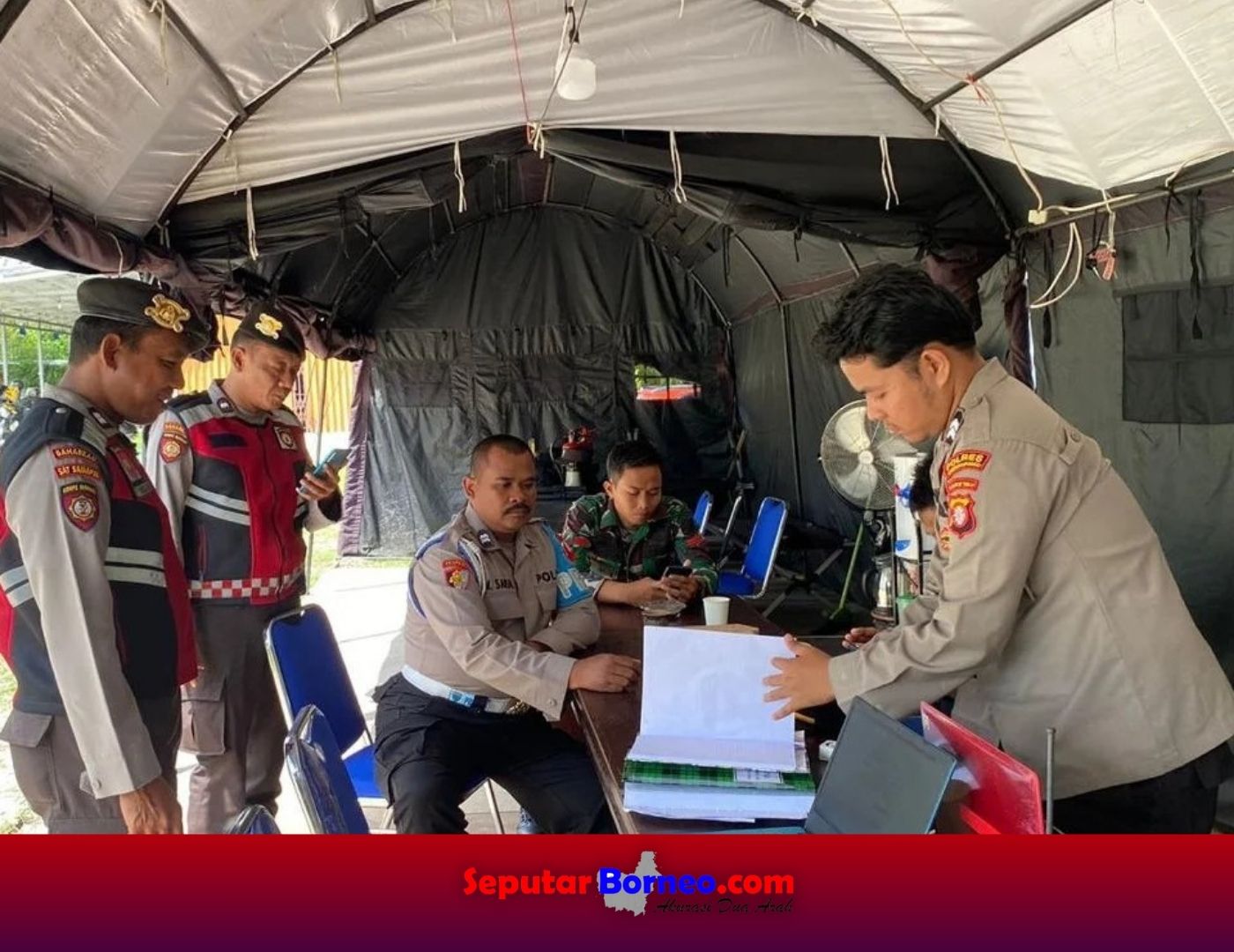 Polres Kobar Perketat Keamanan Kantor KPU dan Bawaslu
