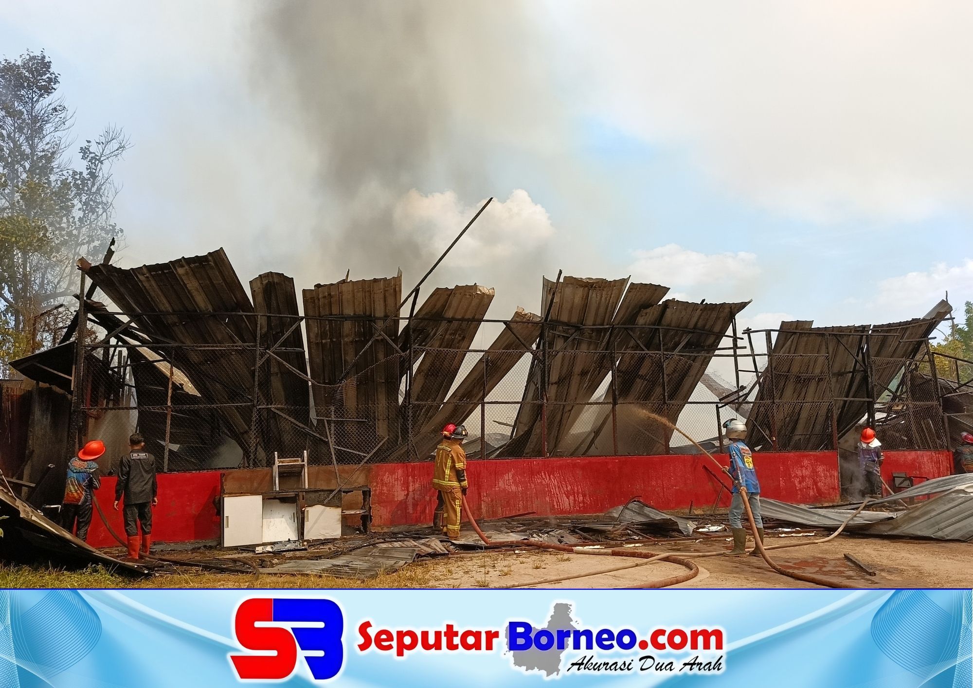 Diduga Akibat Karhutla, Dasu House Of Grill di Palangka Raya Ludes Terbakar