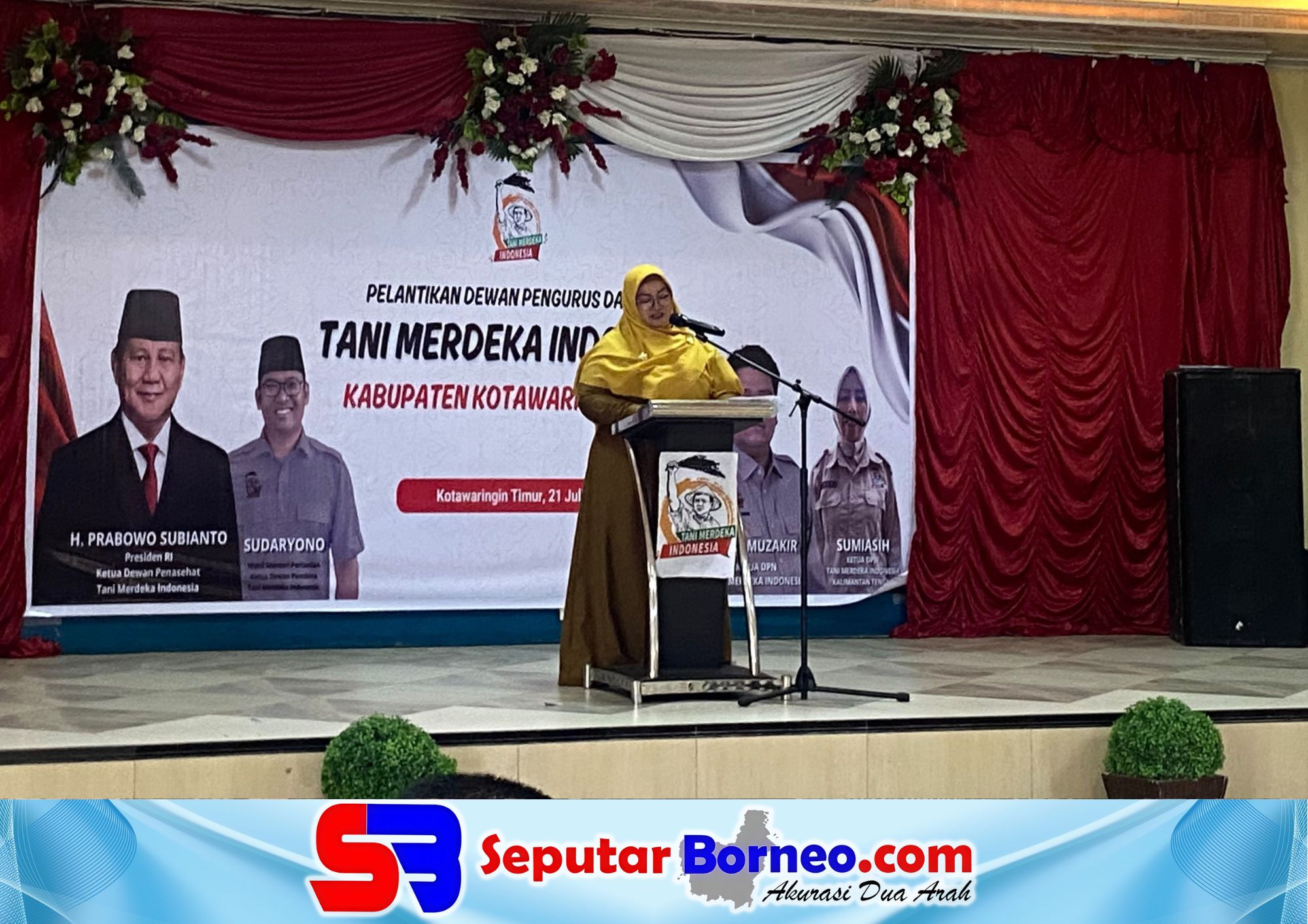 Wabup Kotim Ajak Tani Merdeka Perkuat Ketahanan Pangan