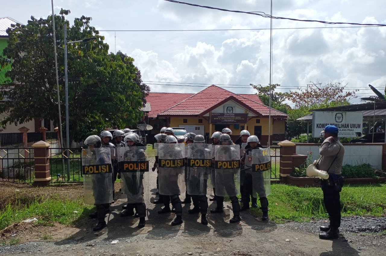 Satuan Samapta Polres Pulpis Gelar Latihan Dalmas