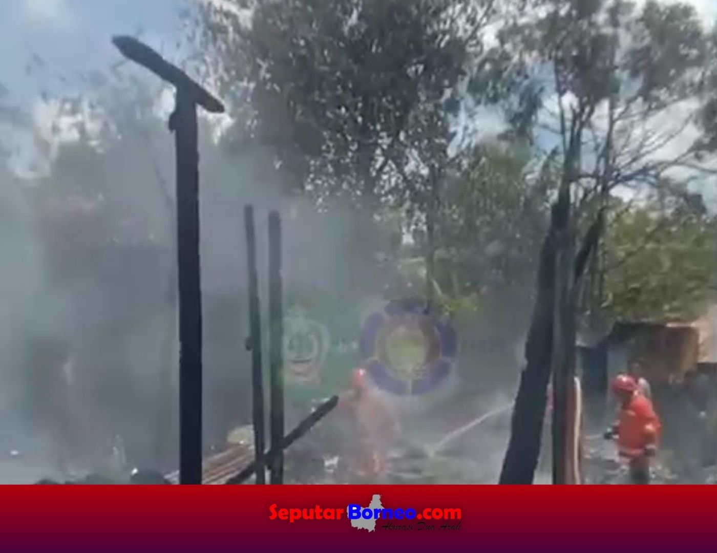 Kebakaran di Kota Besi Diduga Korsleting Listrik