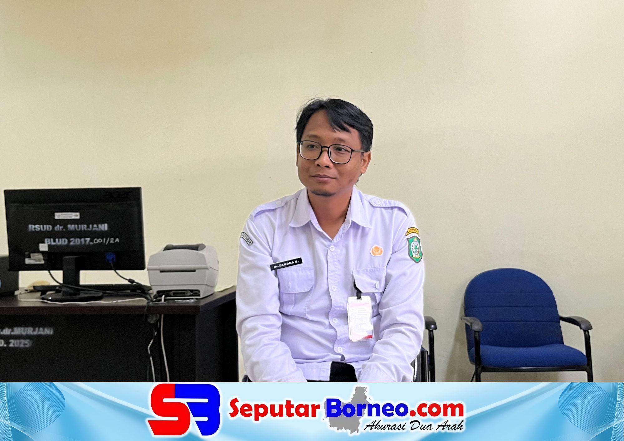 Kepala Bidang Pelayanan Medik RSUD dr Murjani Sampit, dr Candra