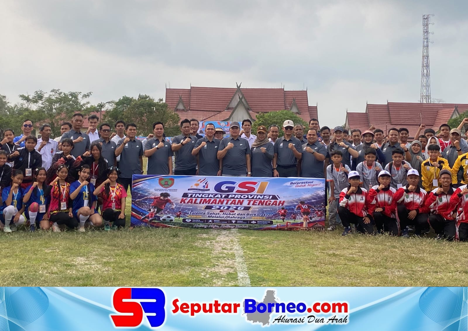 Sekretaris Dinas Pendidikan Kalteng, Safrudin menghadiri pembukaan Gala Siswa Indonesia tingkat provinsi. (FOTO:SEPUTAR BORNEO)