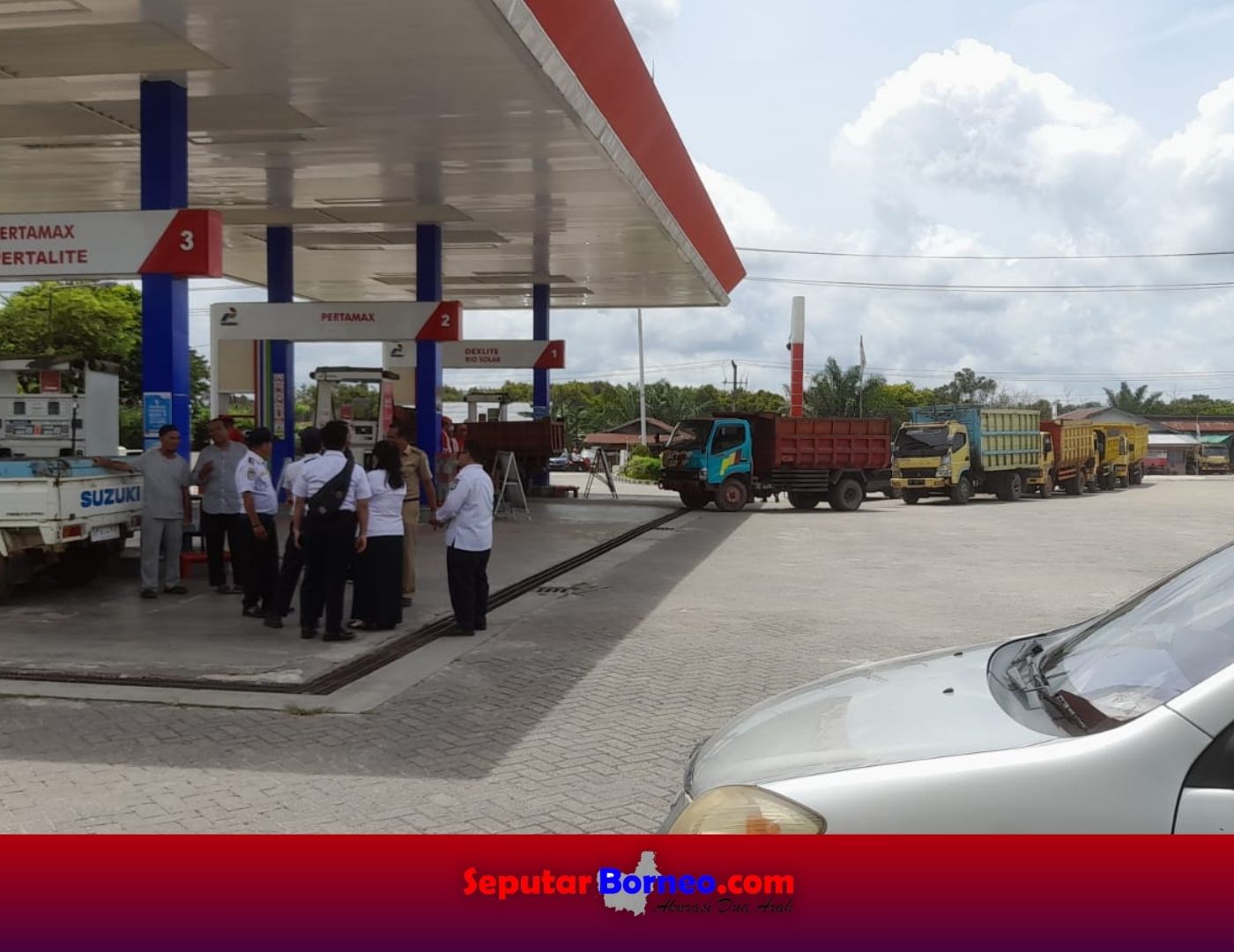 Dugaan Pungli Parkir, Dishub Kotim Lakukan Sidak di SPBU Tjilik Riwut