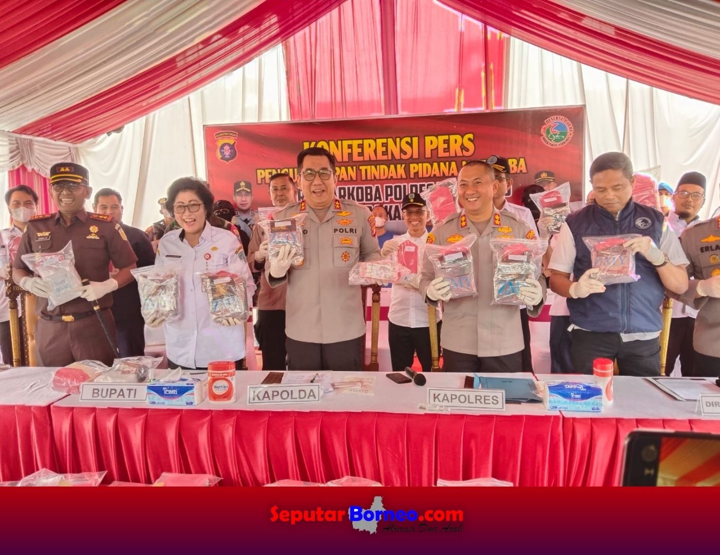 Polres Lamandau Berhasil Ungkap 33,8 Kg Sabu Asal Pontianak