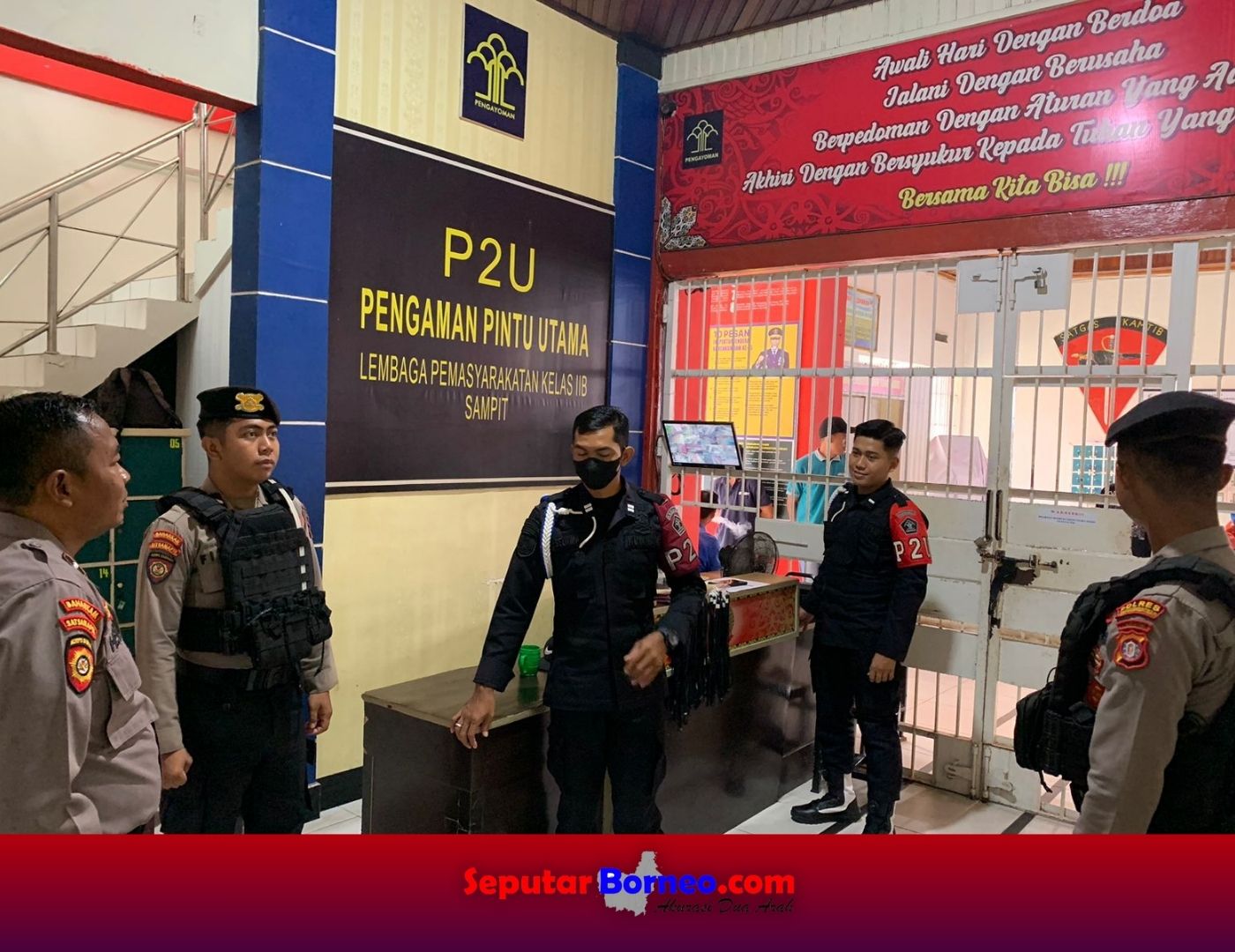 Pastikan Kamtibmas Kondusif, Polres Kotim Sambangi Lapas Kelas IIB Sampit 