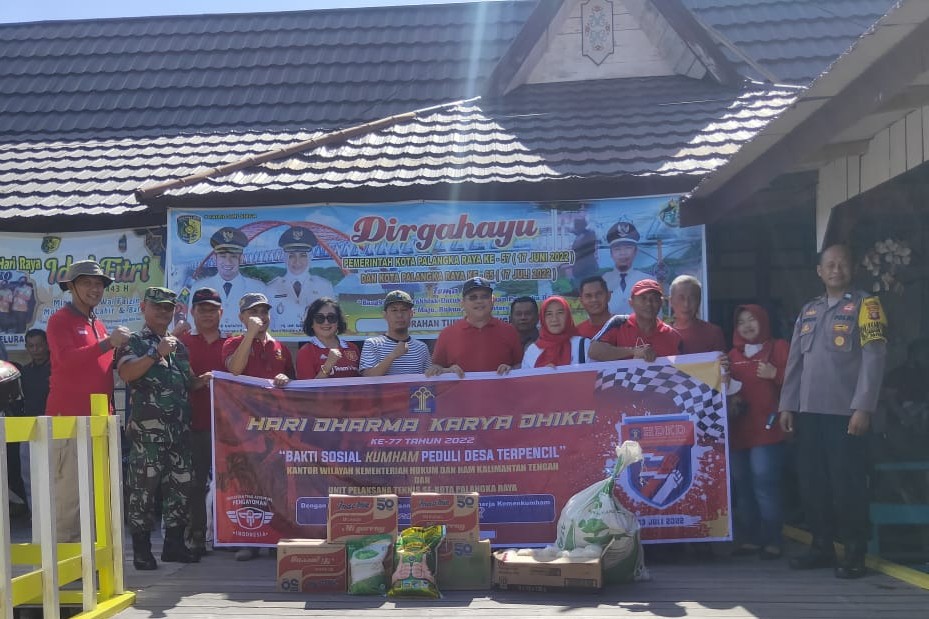 Lapas Perempuan Palangka Raya Peduli Desa Terpencil