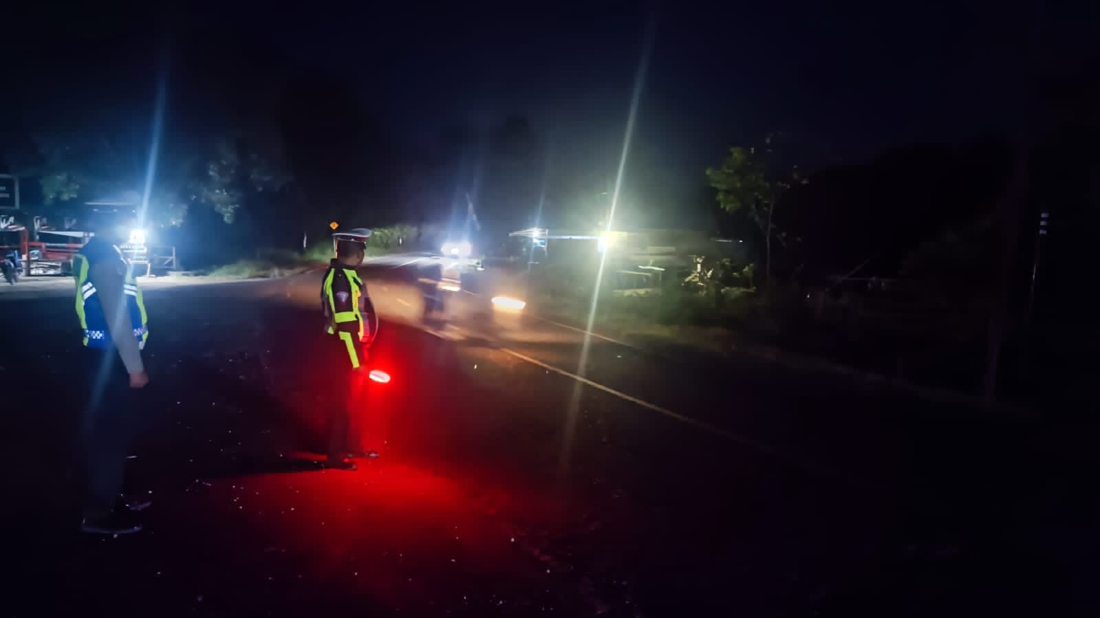 Antisipasi Gangguan Kamseltibcarlantas, Ditlantas Polda Kalteng Tingkatkan Patroli Malam