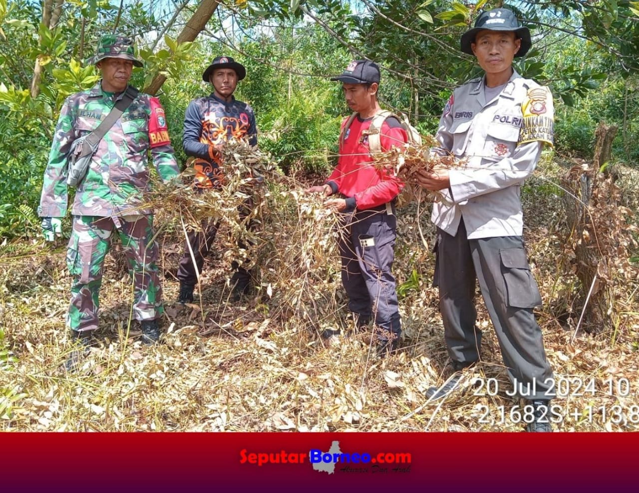 Cegah Karhutla, Babinsa Intensifkan Patroli dan Imbauan Kepada Warga