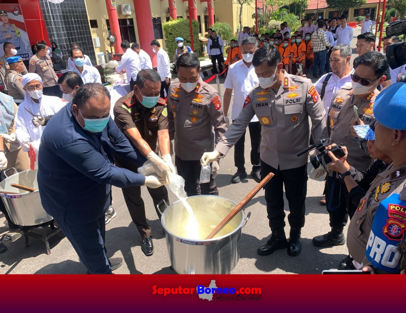 Polda Kalteng Musnahkan 4,4 Kg Sabu Hasil Operasi Antik Telabang 2025