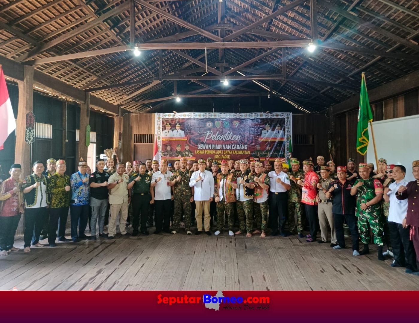 DPC LPADKT Kalteng Resmi Dilantik, Fokus Pemberdayaan Pemuda Dayak