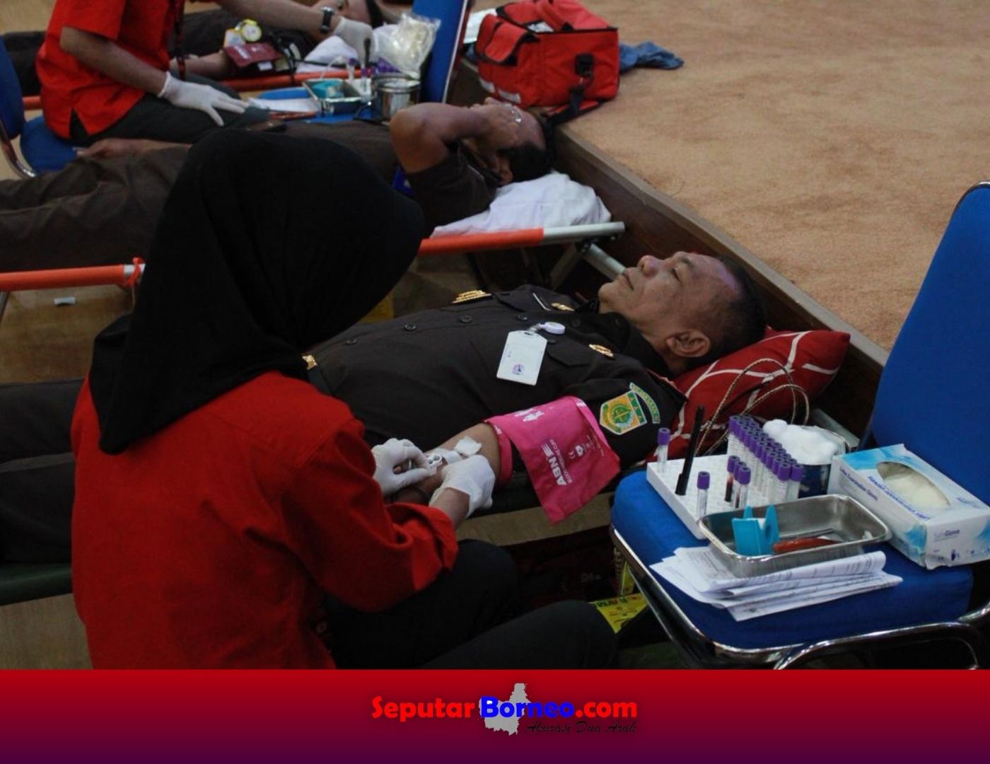 Kejati Kalteng Gelar Aksi Donor Darah Peringati HUT Kejaksaan RI ke-80