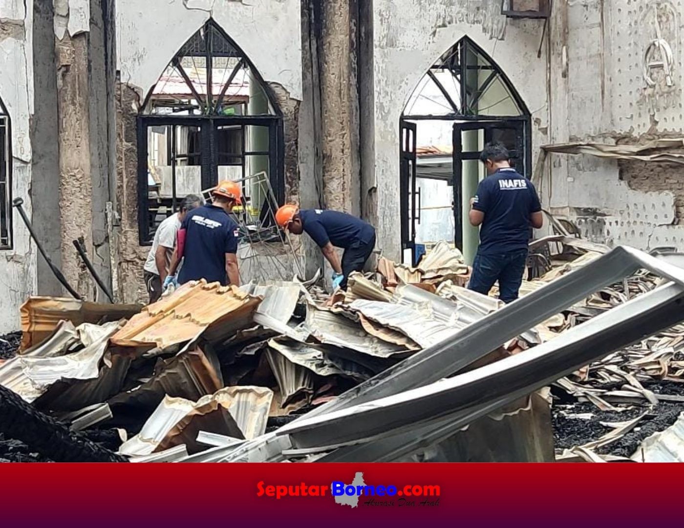 Tim Labfor Selidiki Kebakaran Gereja Maranatha