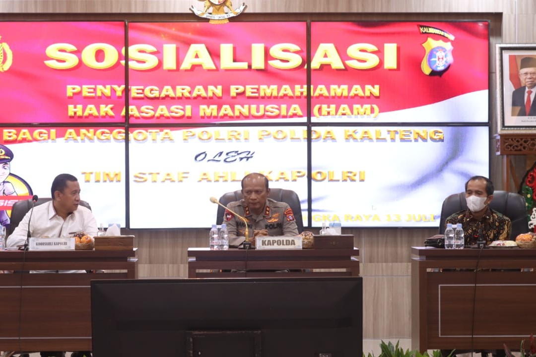 Kapolda Kalteng Buka Sosialisasi Pemahaman HAM