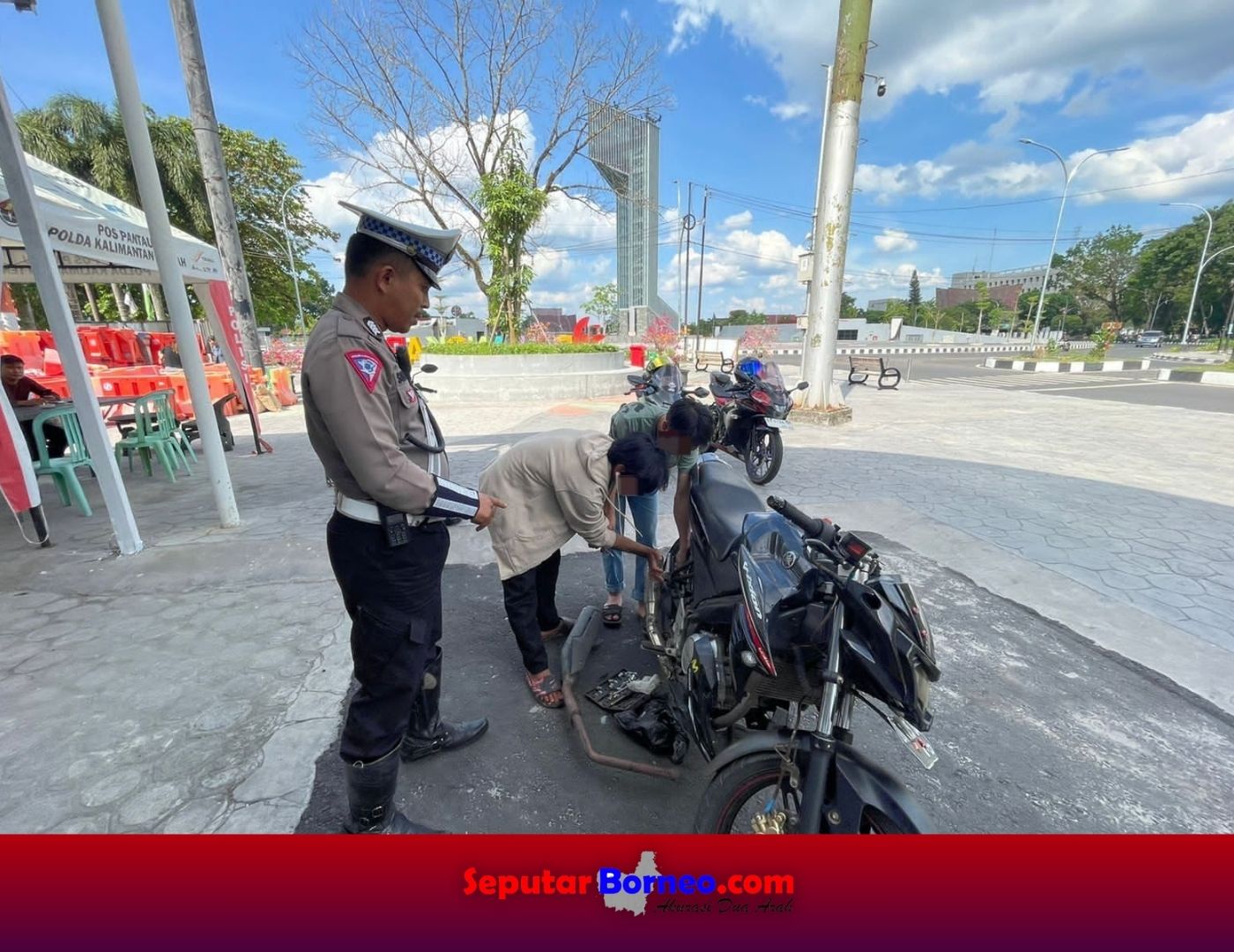Pengendara Berknalpot Brong Terus Diburu Polisi