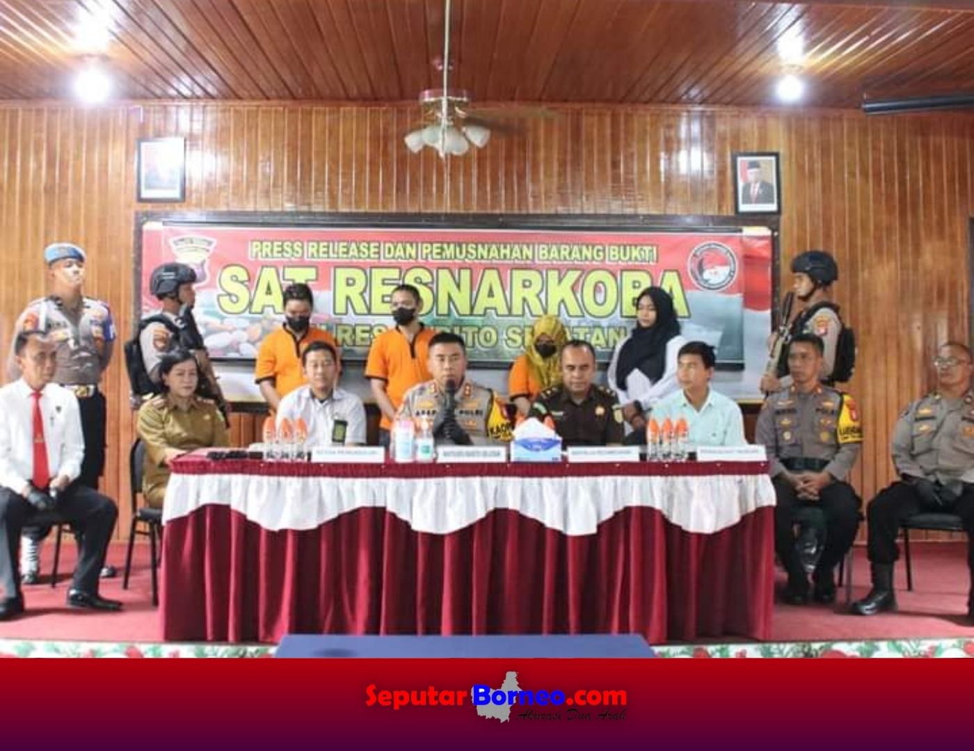 Polres Barsel Musnahkan Sabu Hasil Pengungkapan Tiga Tersangka
