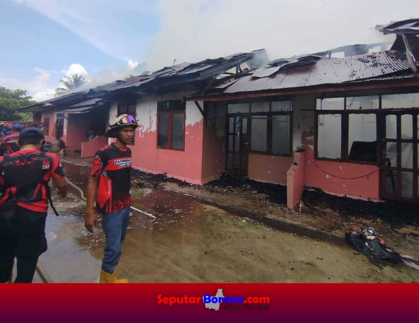 Barak di Palangka Raya Terbakar