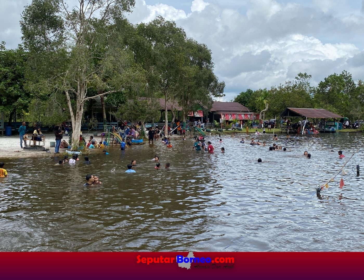 Wisata Danau Salju di Kota Sampit Ramai Dikunjungi Saat Libur Tahun Baru 2026
