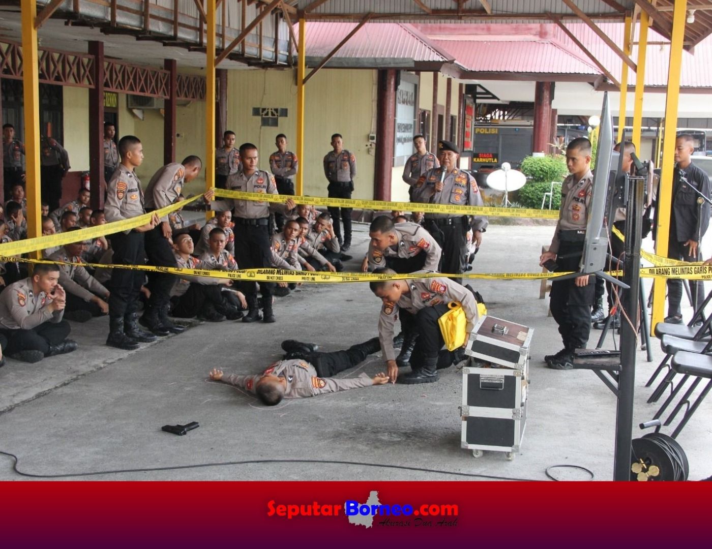 Tingkatkan Kemampuan Personel, Ditsamapta Gelar Pelatihan TPTKP