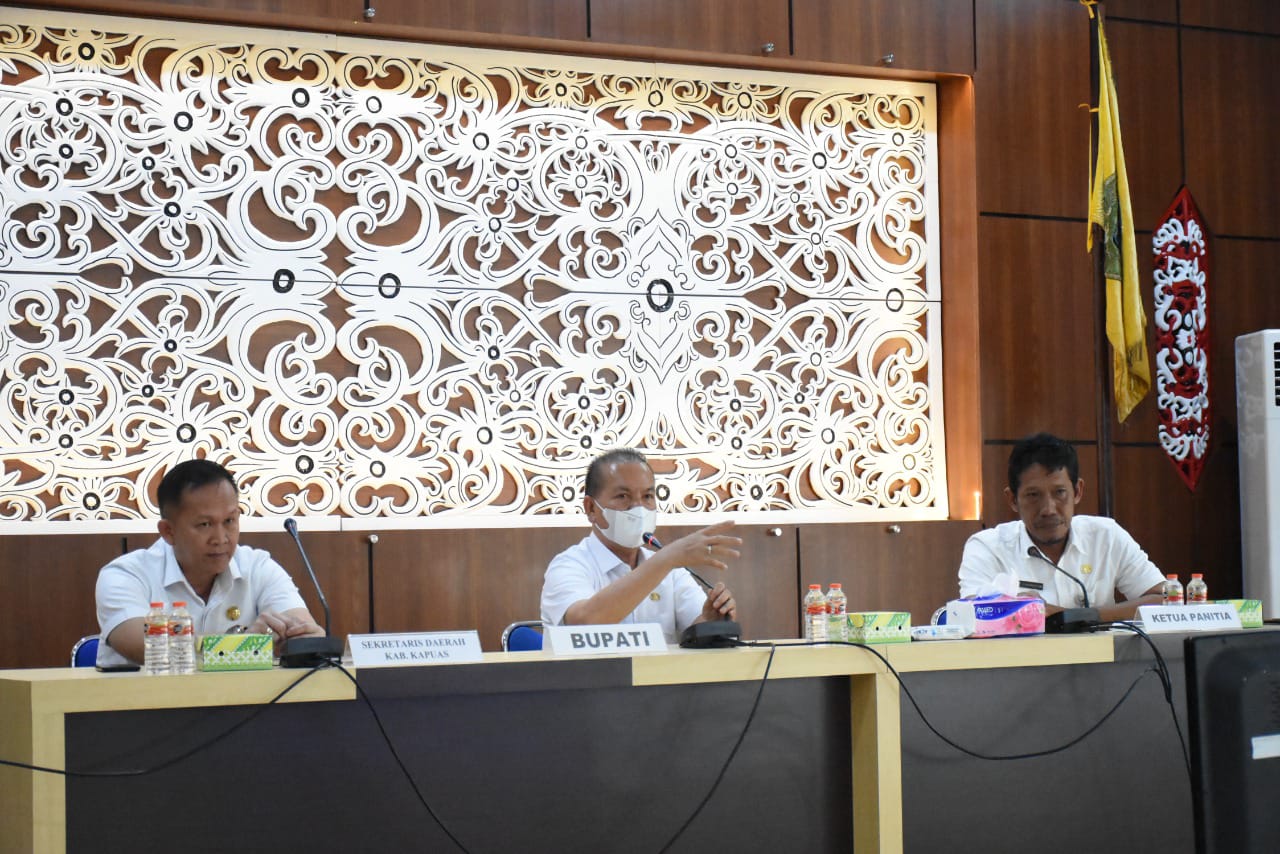 Bupati Ben Brahim Pimpin Rakor Menyambut Hari Jadi Kota Kuala Kapuas