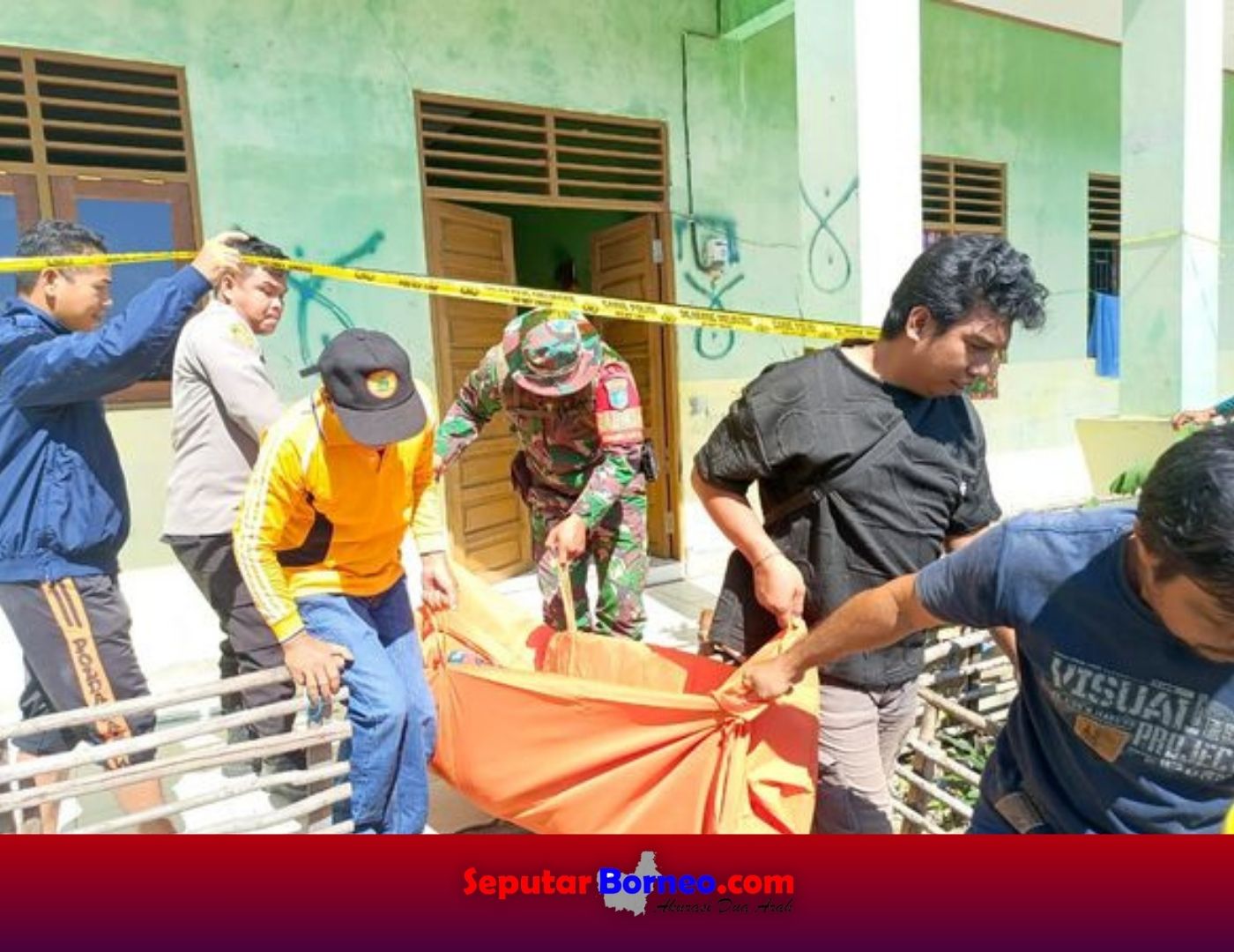 Polsek Sepang Selidiki Penemuan Mayat di Bekas Gedung SMAN 1 Mihing Raya
