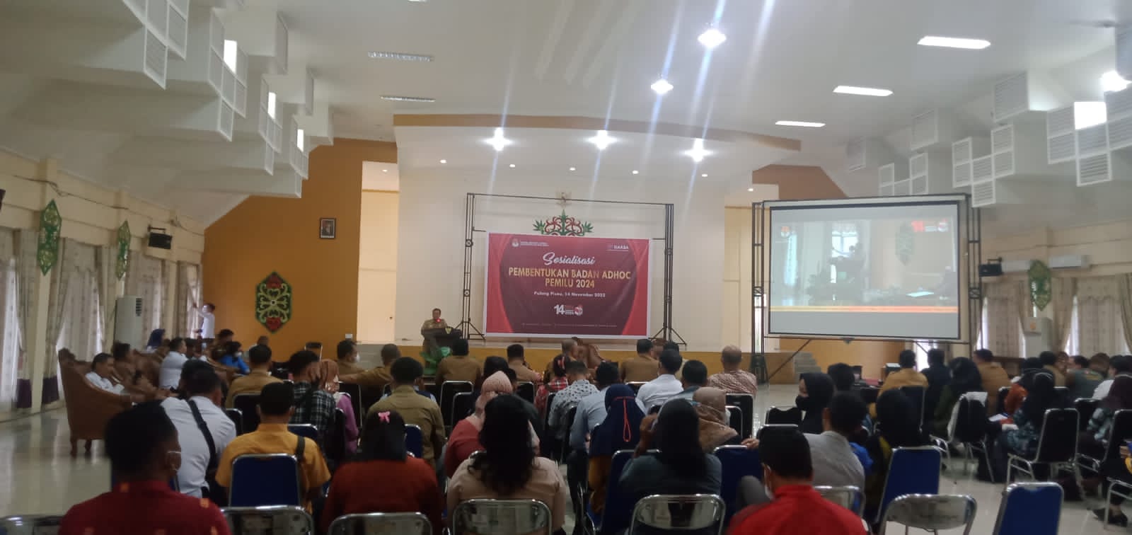 KPU Pulang Pisau Gelar Sosialisasi Pembentukan Badan Adhoc Pemilu 2024