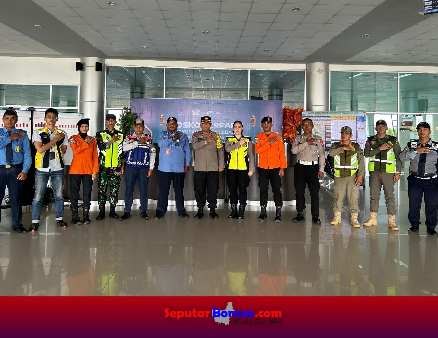 Polda Kalteng Pantau Arus Mudik di Bandara