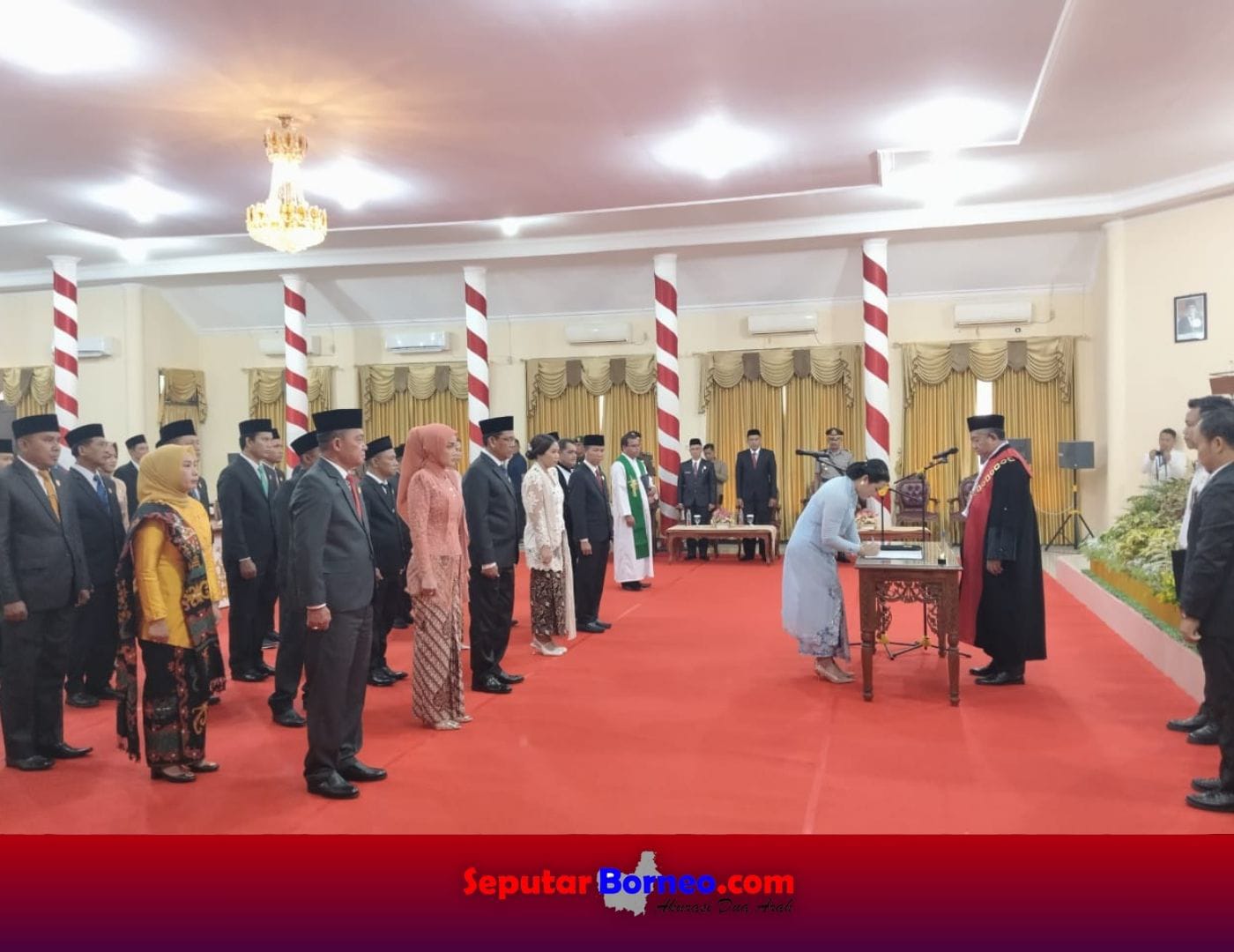 25 Anggota DPRD Resmi Dilantik Ketua Pengadilan Negeri Lamandau
