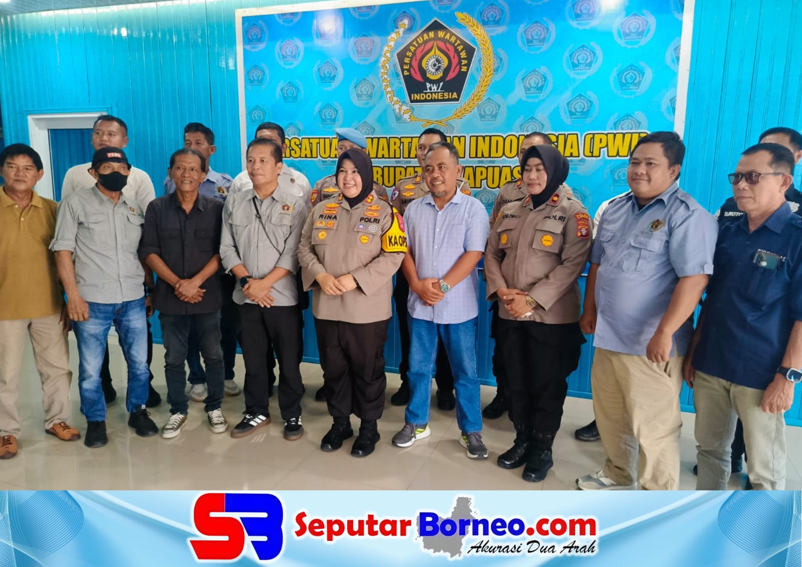 Kapolres Kapuas Kunjungi PWI, Ajak Insan Pers Perkuat Sinergi Jaga Kamtibmas
