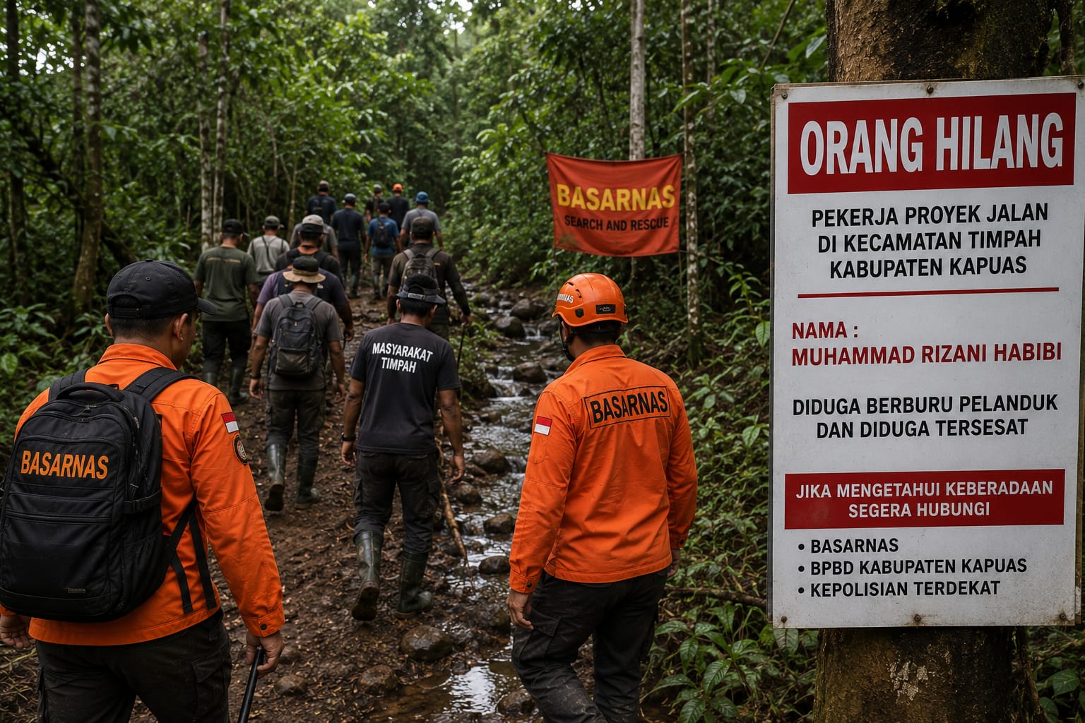 Lima Hari Pekerja Proyek Dikabarkan Hilang