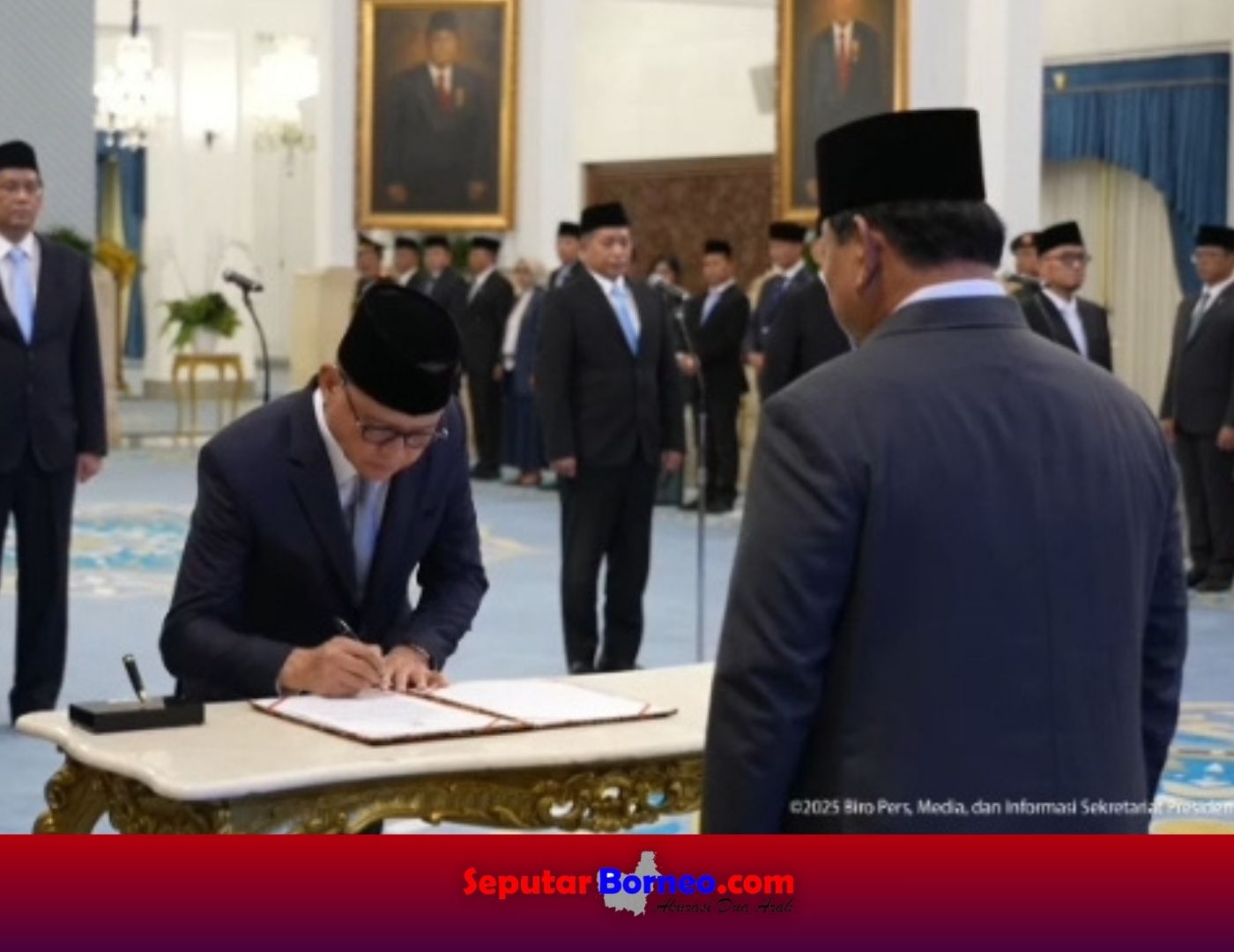 Mukhtarudin dilantik sebagai Menteri Kabinet Merah Putih. (FOTO:ISTIMEWA)