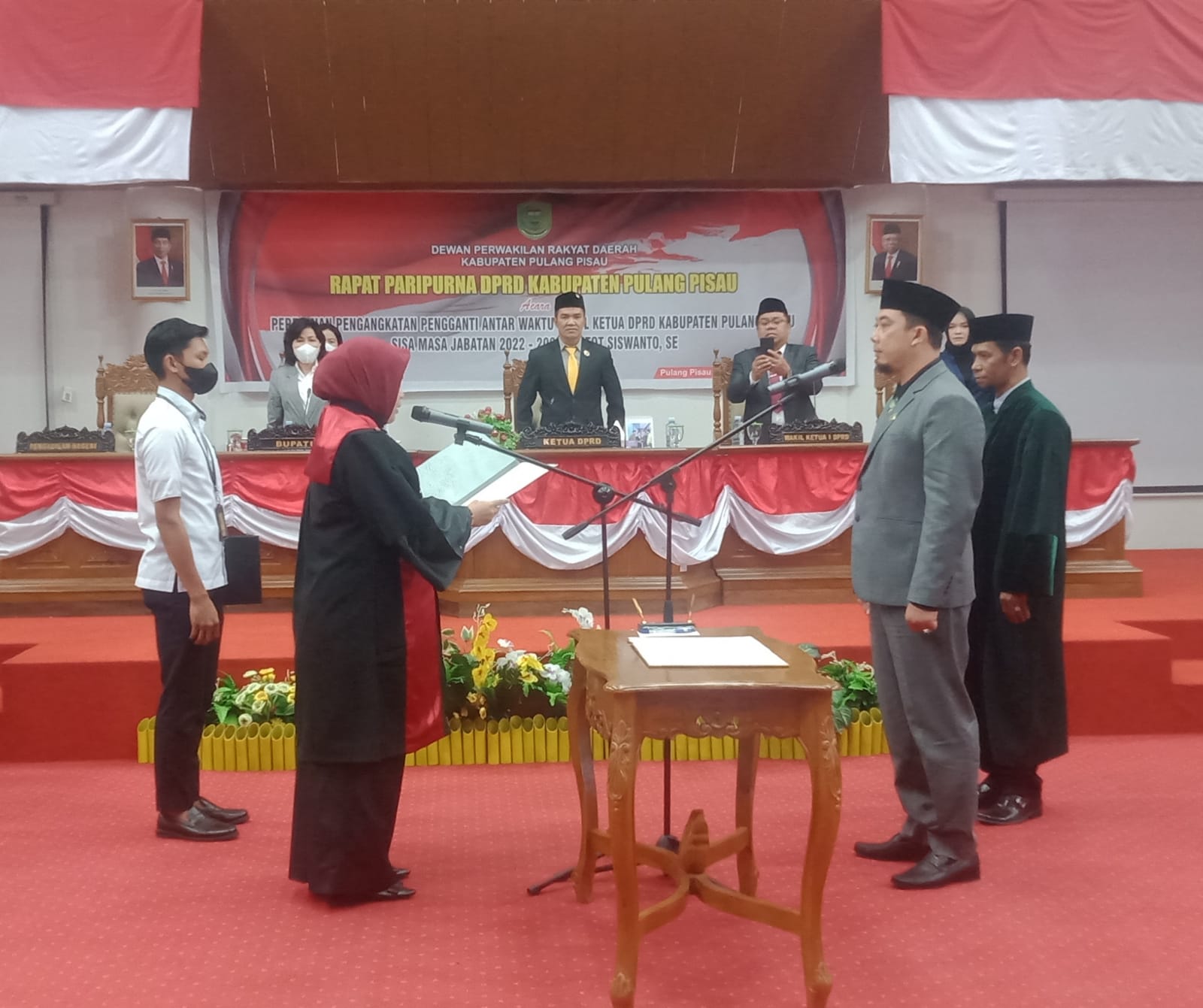 Sentot Siswanto Jabat Waket II DPRD Pulang Pisau