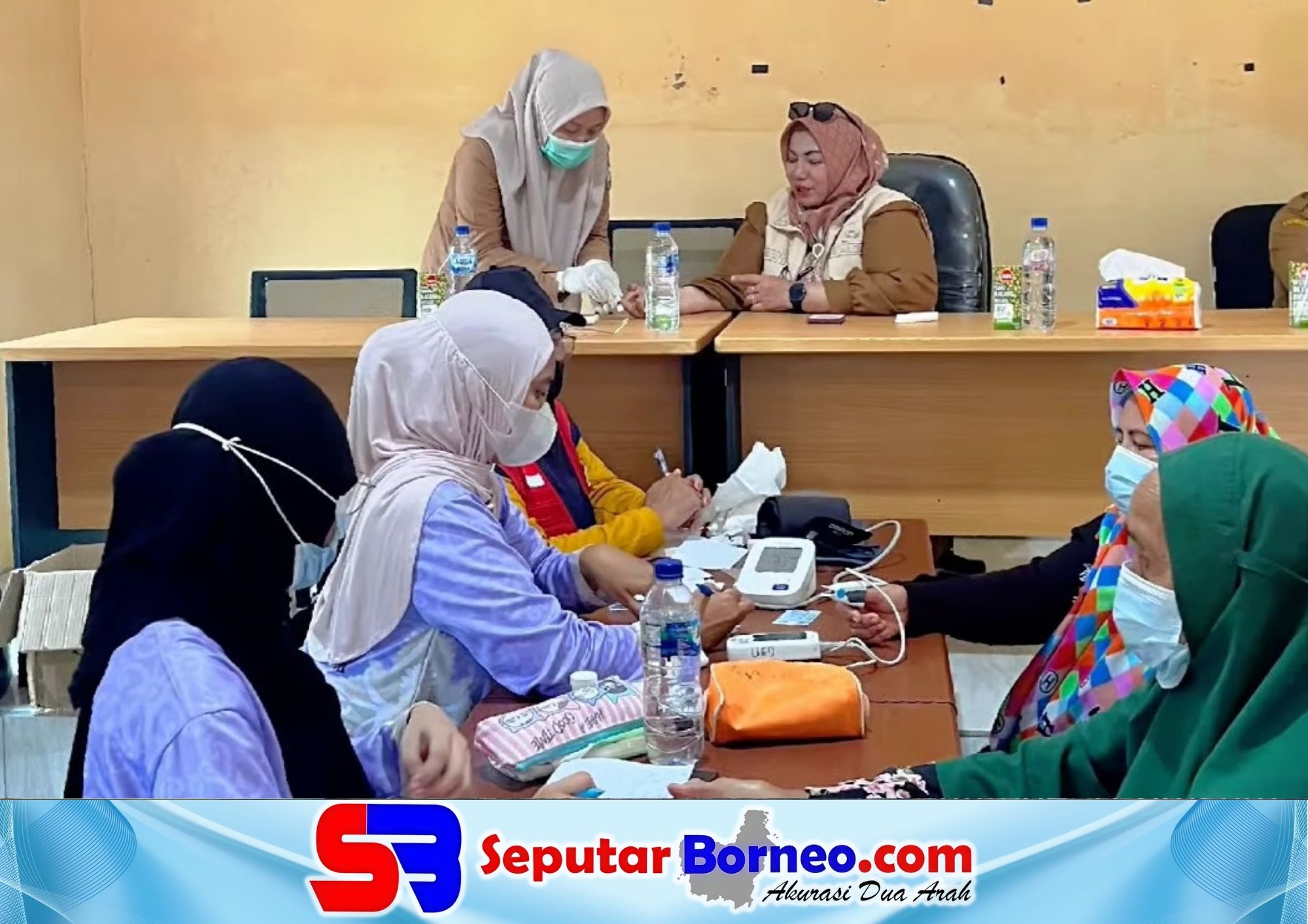 Wabup Kotim Cek Kesehatan Warga Terdampak Kabut Asap di Kota Besi
