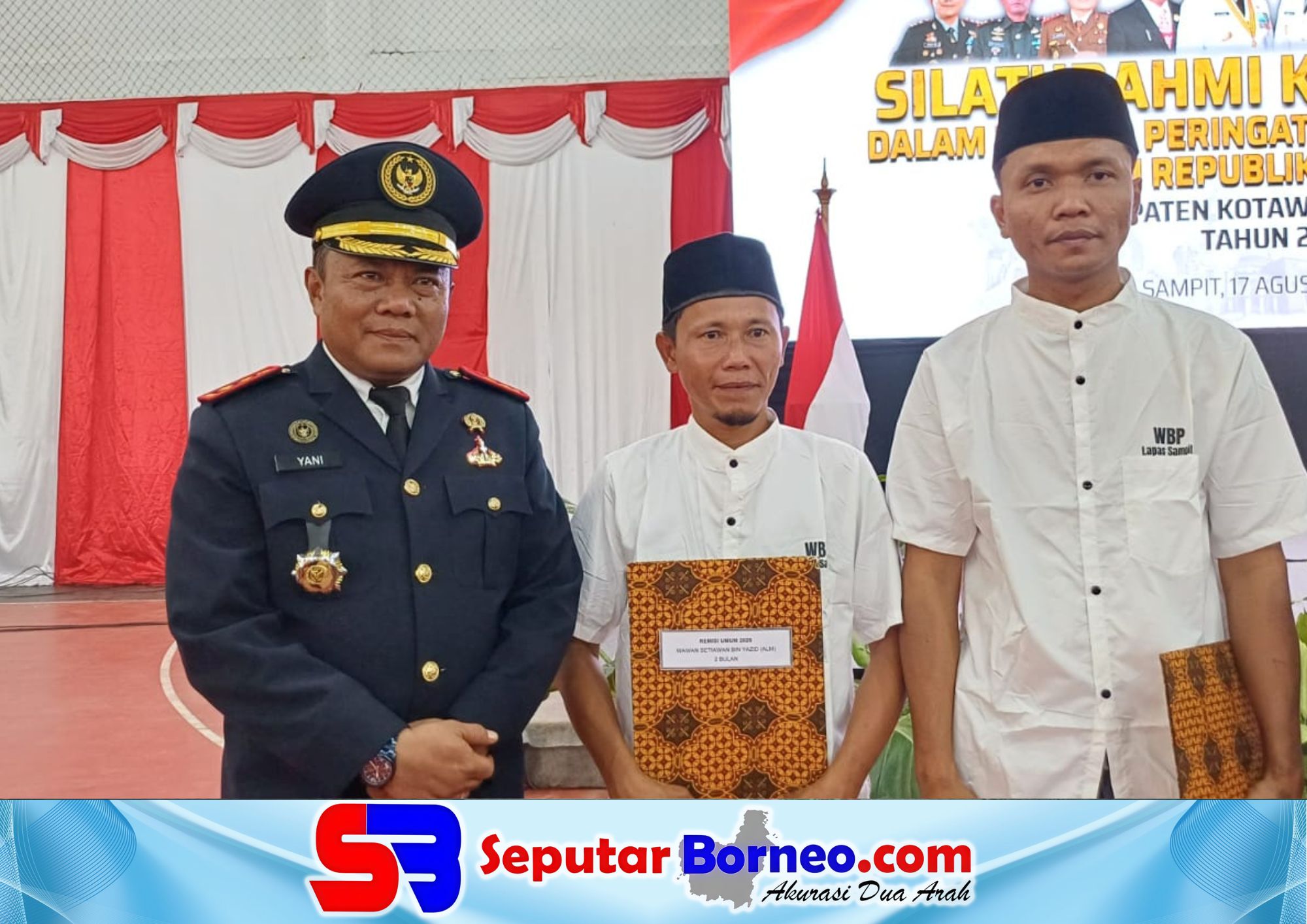 567 Warga Binaan Lapas Sampit Dapat Remisi HUT RI, 12 Langsung Bebas
