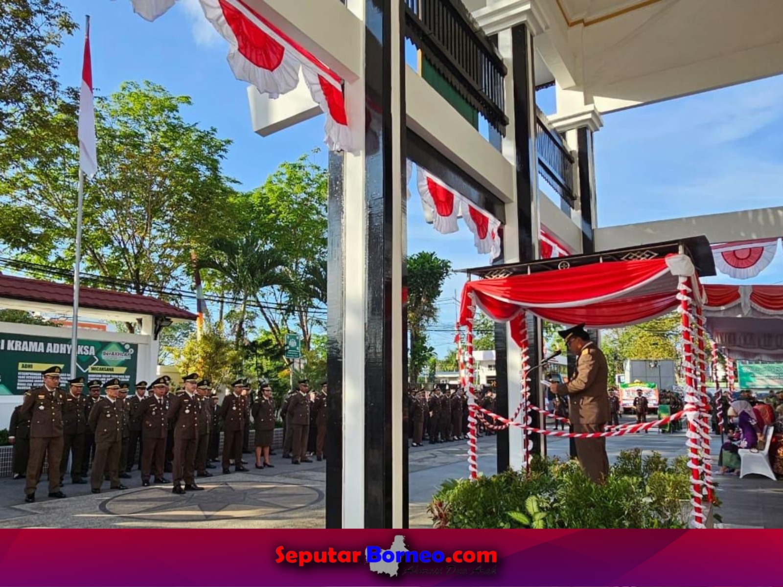 Kejati Kalsel Gelar Upacara Peringatan HBA Ke-63