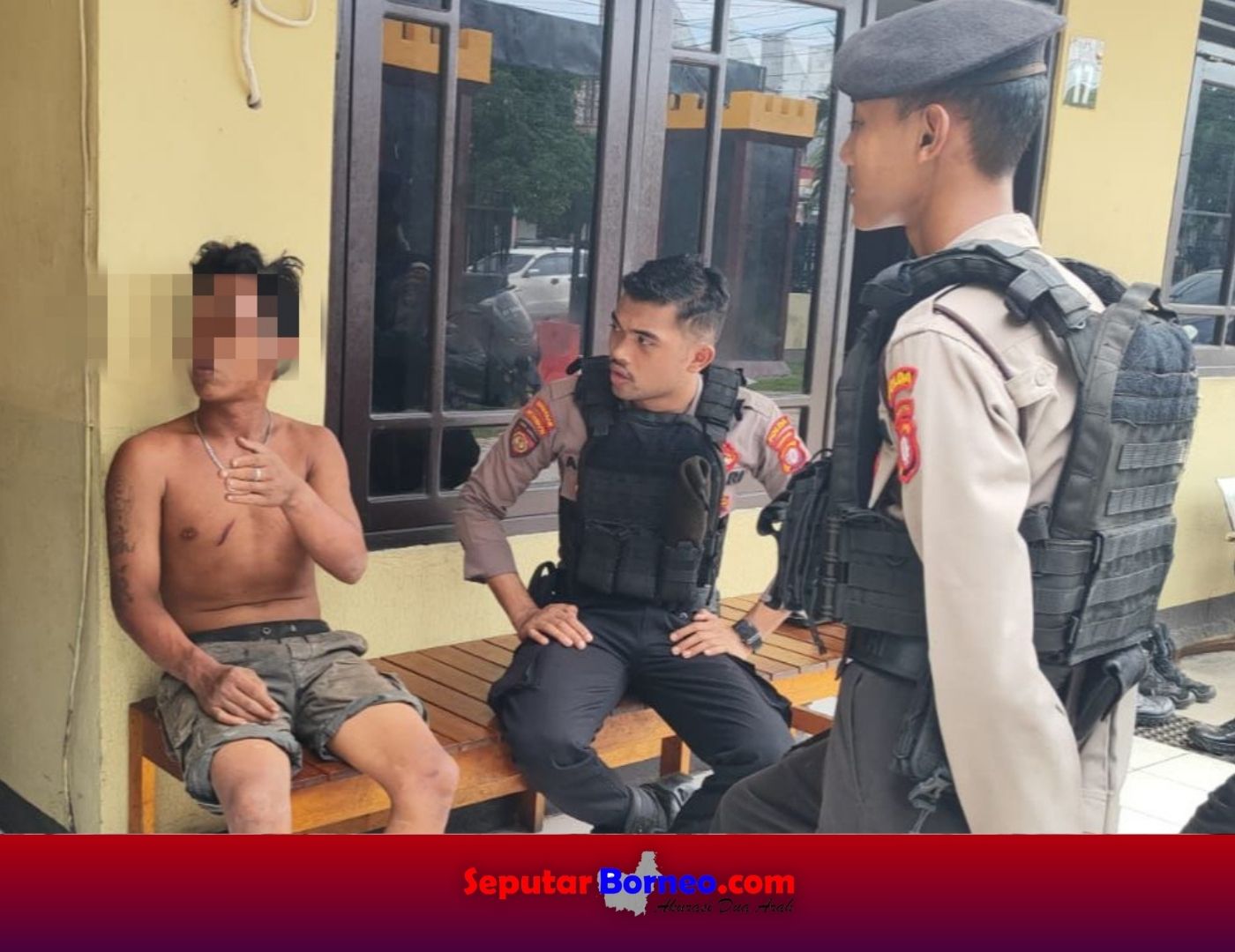 Diduga Mabuk Buah Kecubung, Pria Bertato Mengamuk Diamankan Polisi