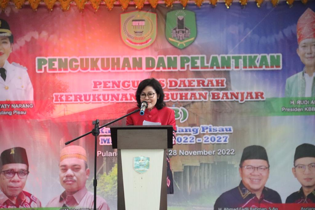 Bupati Hadiri Pelantikan Pengurus KBB Pulang Pisau