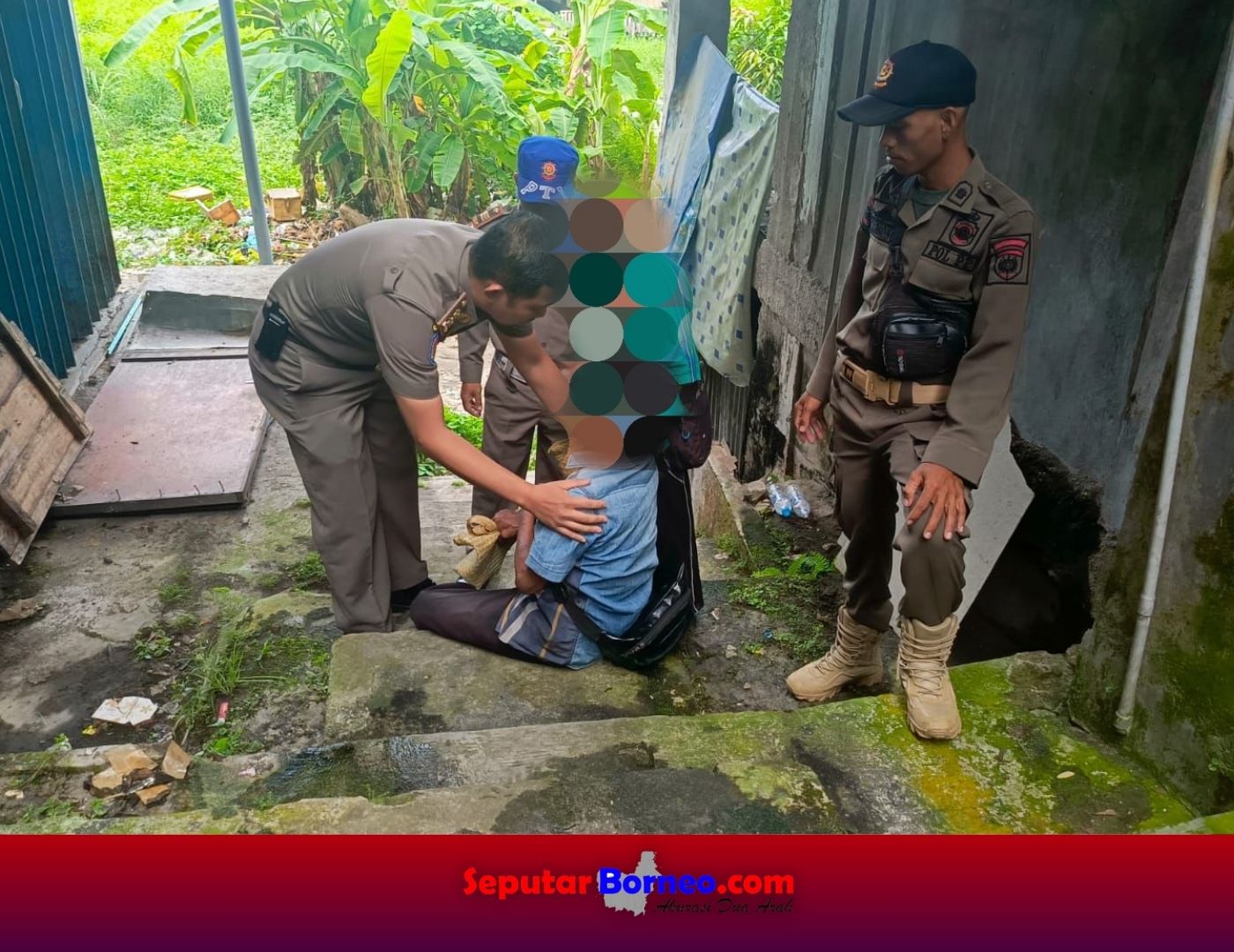 Resahkan Masyarakat, Pengemis Kakek dan Cucu Diangkut Satpol PP