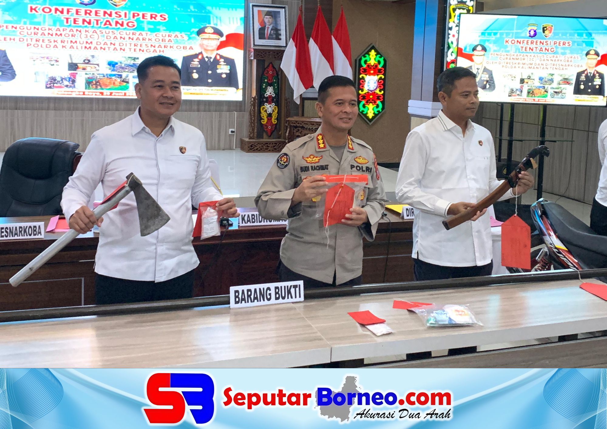 Polda Kalteng Bongkar 342 Kasus 3C
