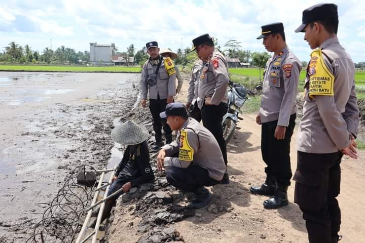 Wakapolres Pulpis Sambangi Petani di Kawasan Food Estate