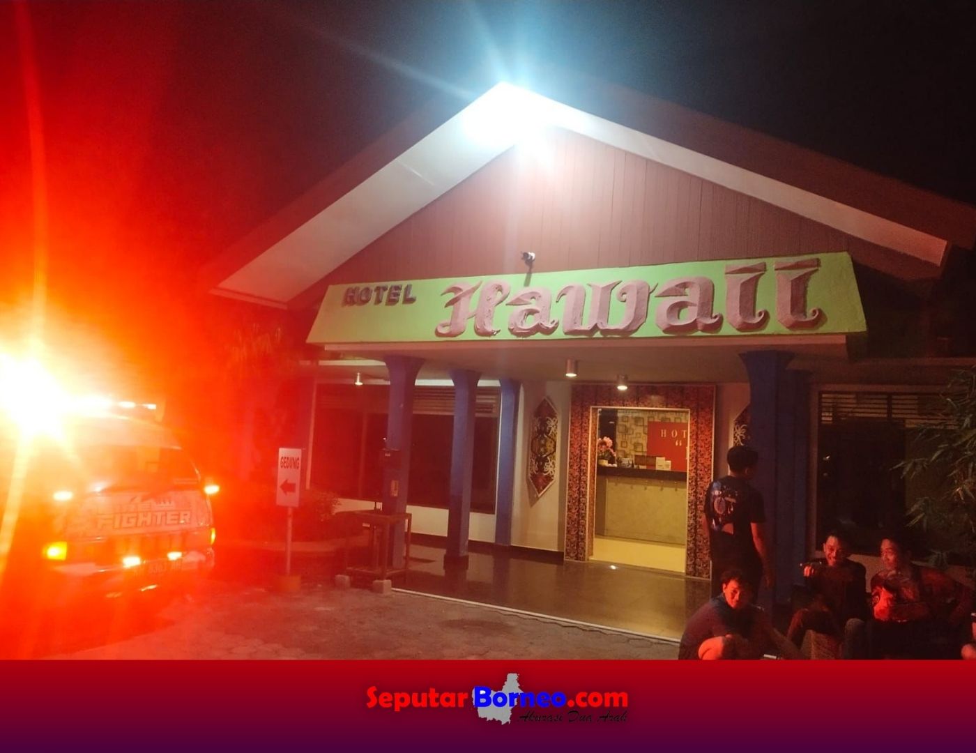 Ruang Karaoke Hotel Hawaii Terbakar