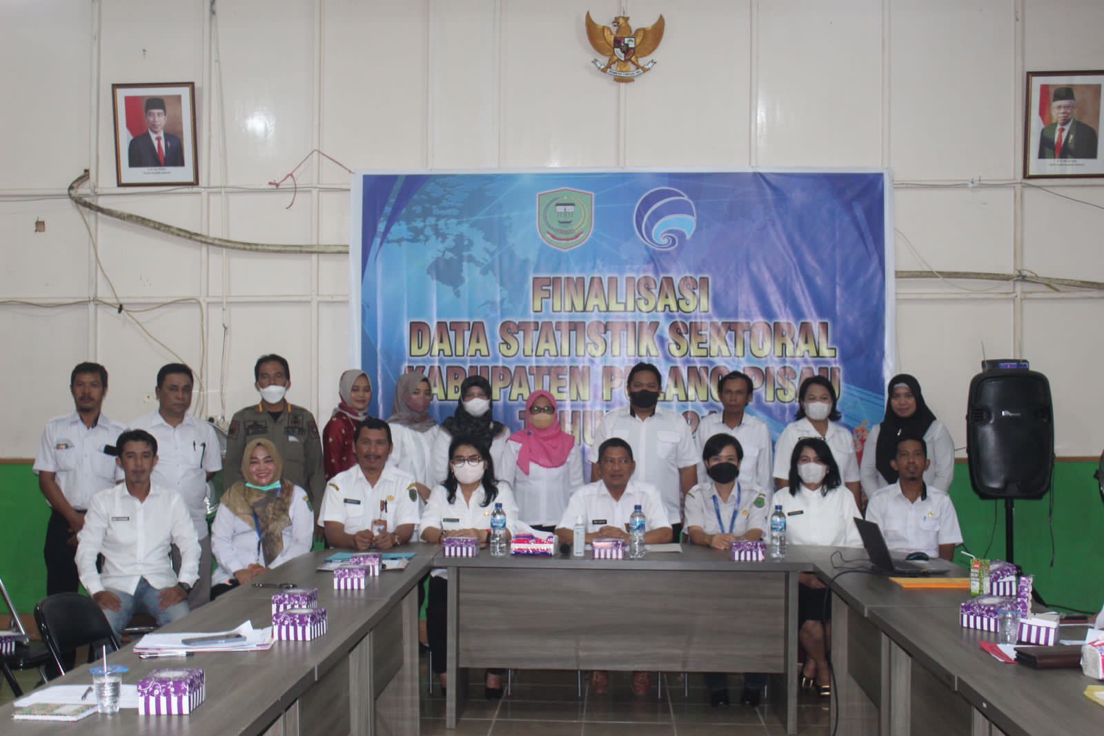 Diskominfostandi Pulpis Finalisasi Data Statistik Sektoral