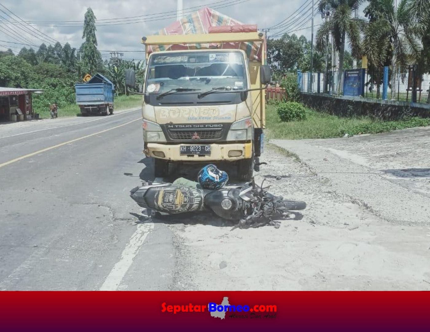 Truk dan Motor Lakalantas, Pengendara Motor Tewas 