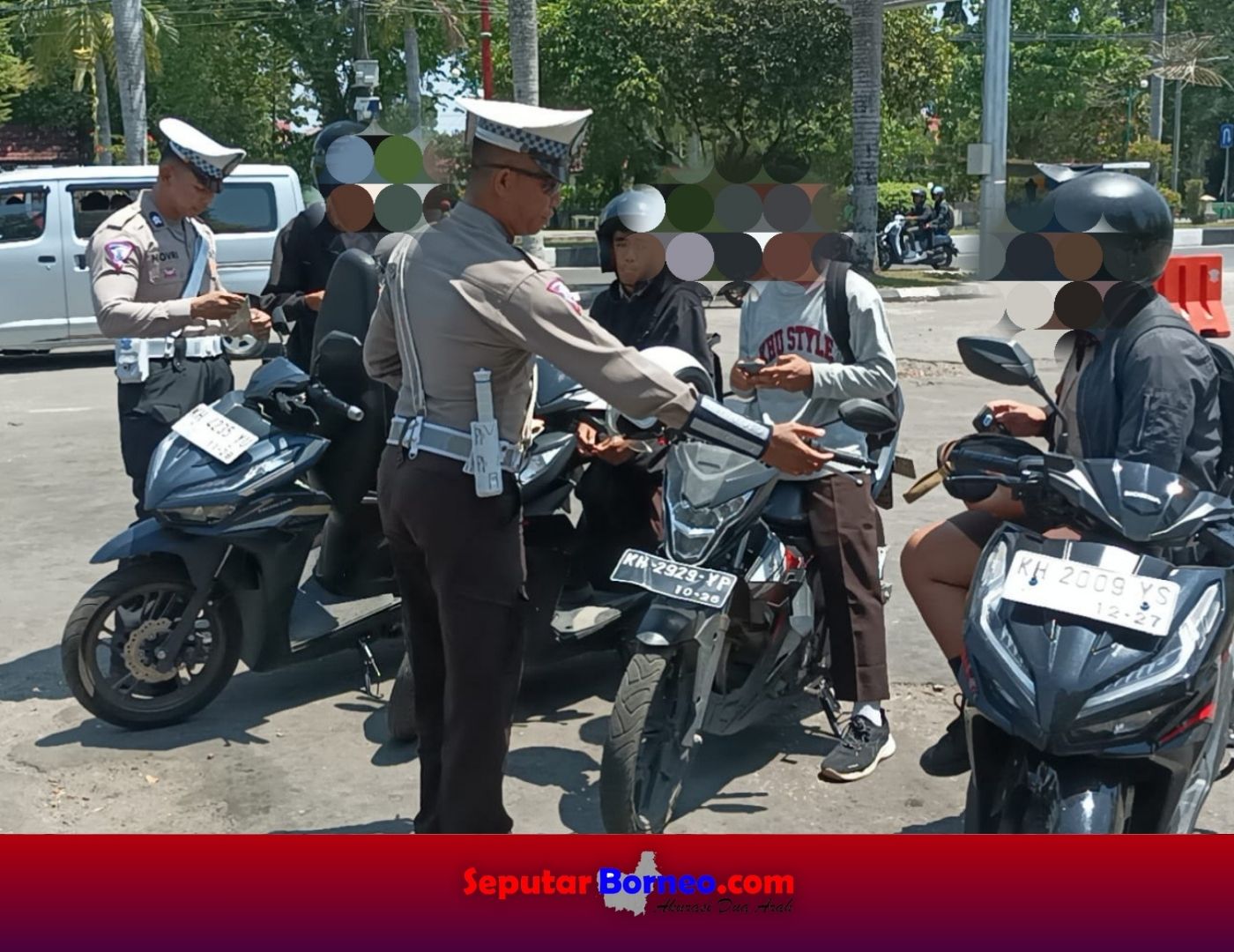 Puluhan Pengendara di Palangka Raya Kena Tilang