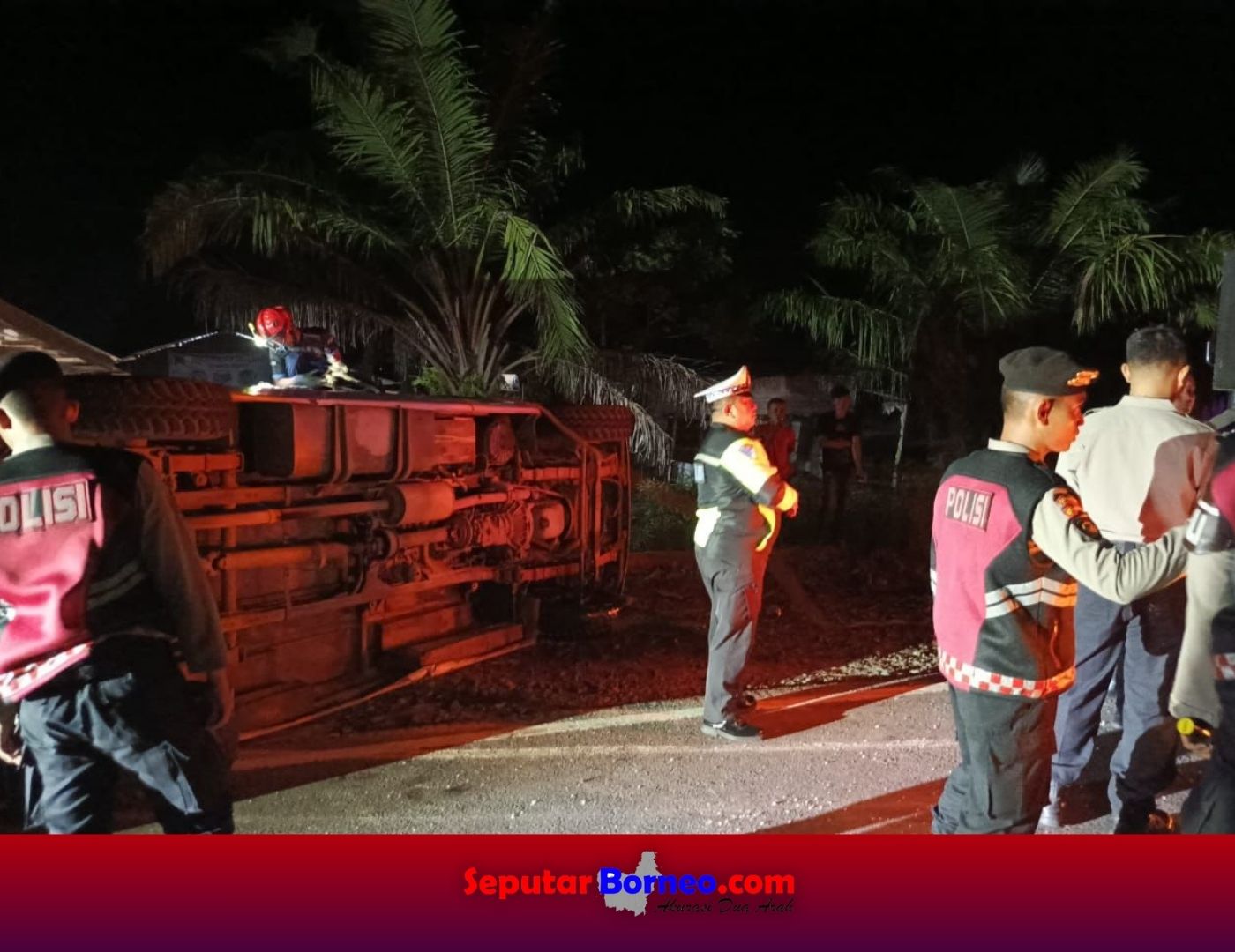 Petugas kepolisian ketika berada di lokasi kejadian, Selasa (24/9/2024). (FOTO:ISTIMEWA)