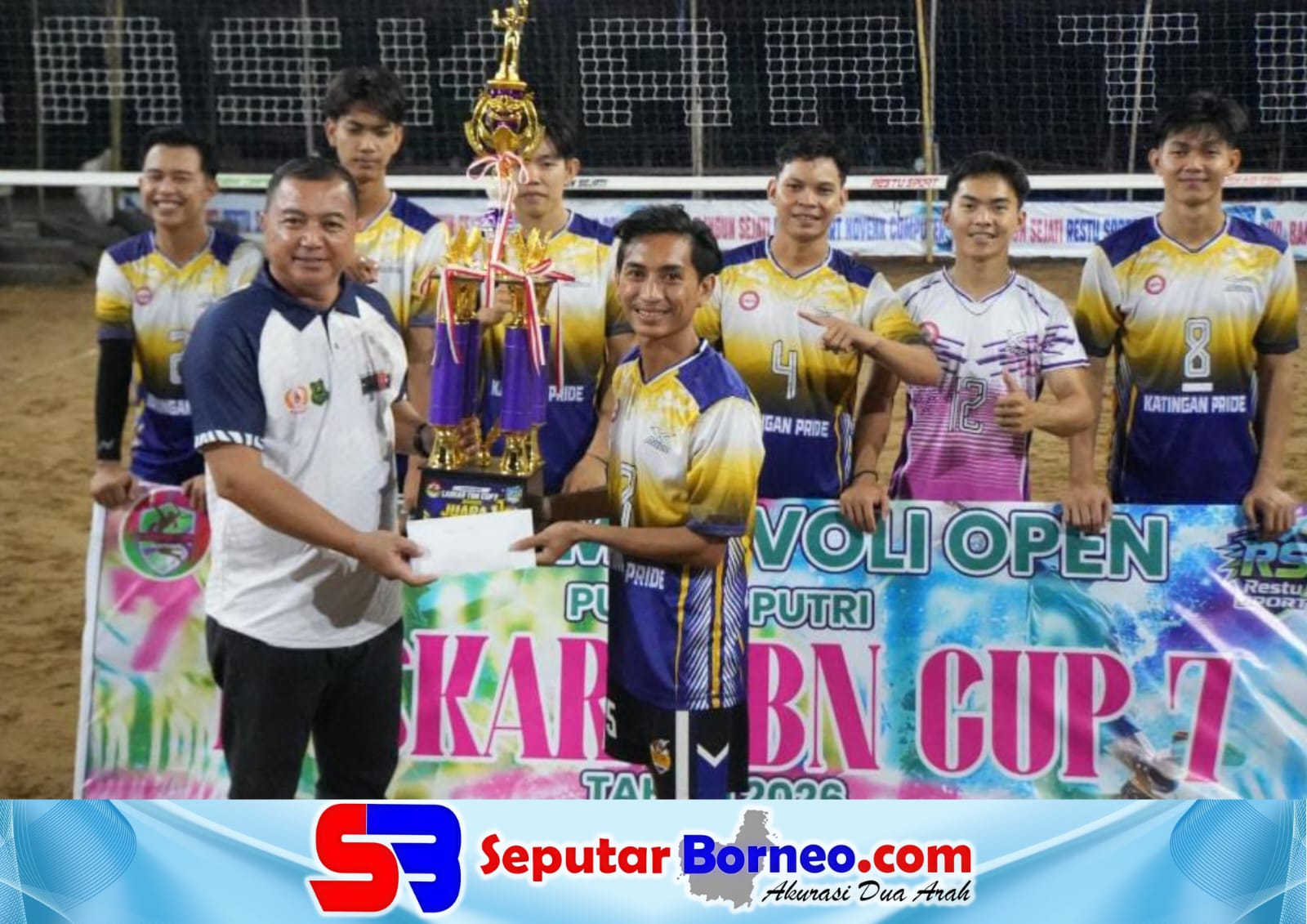 Wabup Kapuas Tutup Turnamen Voli Laskar TBN Cup 7 Tahun 2026