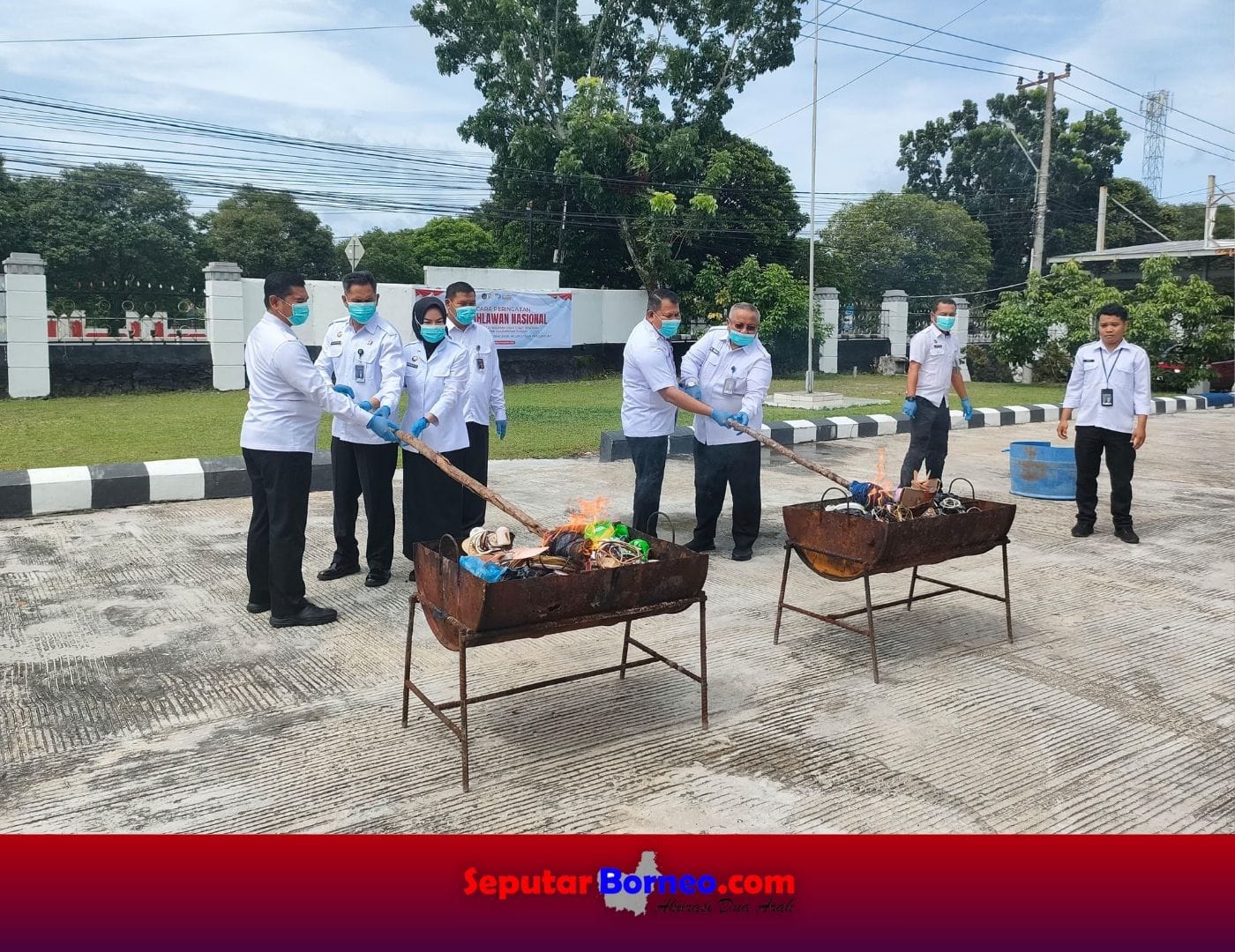 Ditjenpas Kalteng Musnahkan Barang Terlarang dari Lapas dan Rutan