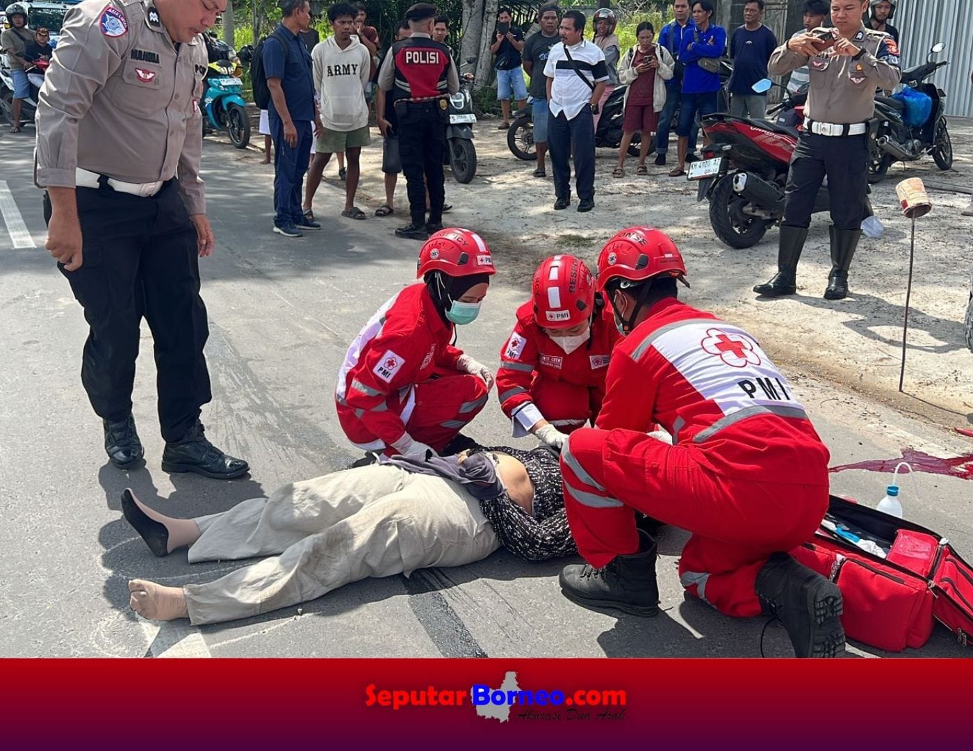 Alami Laka Tunggal, Pengendara Motor di Jalan Tingang Palangka Raya Tewas