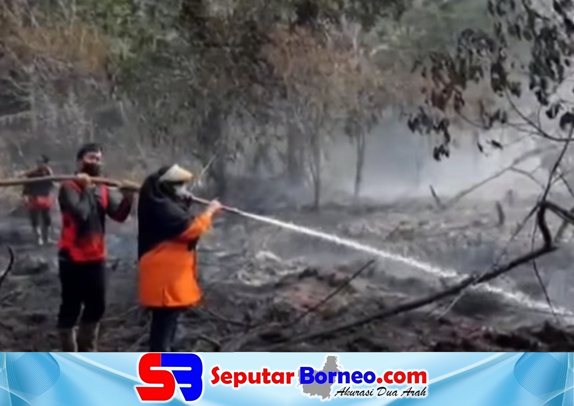 Wabup Kotim Turun Langsung Tangani Karhutla