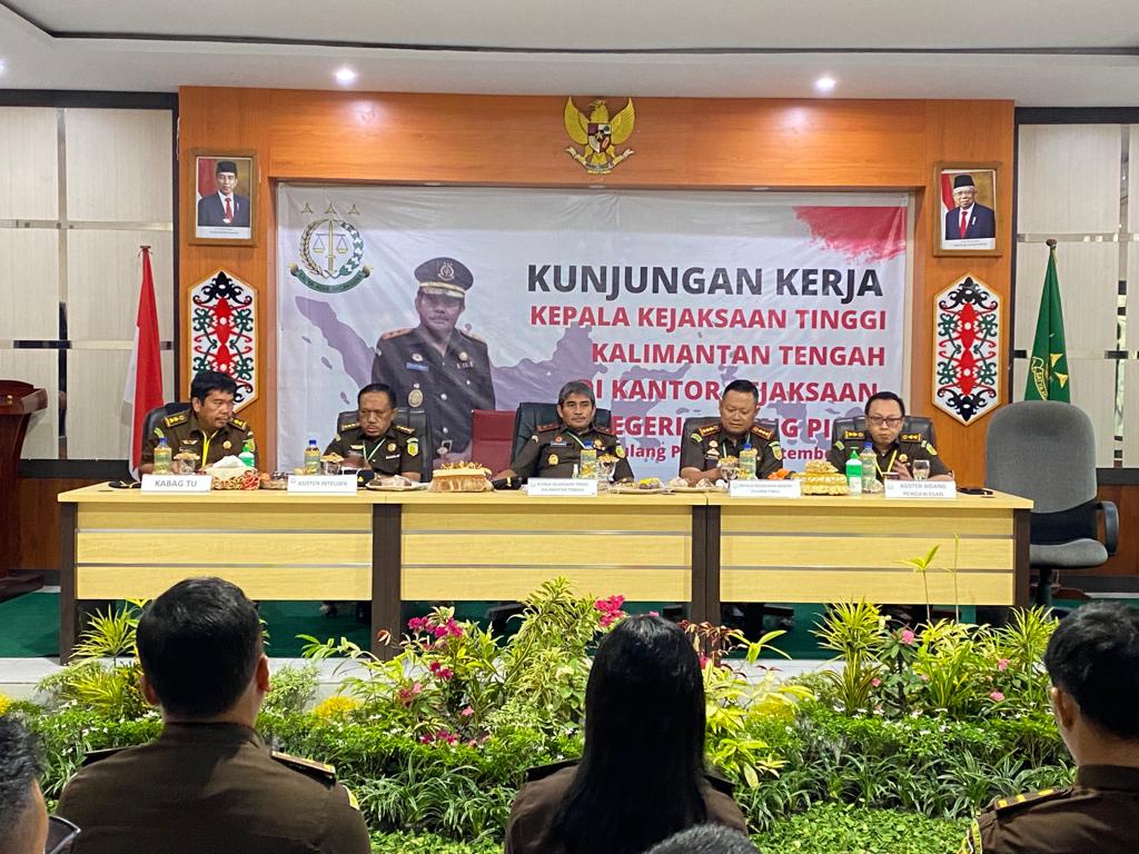 Kajati Kalteng Kunjungi Kejari Pulang Pisau